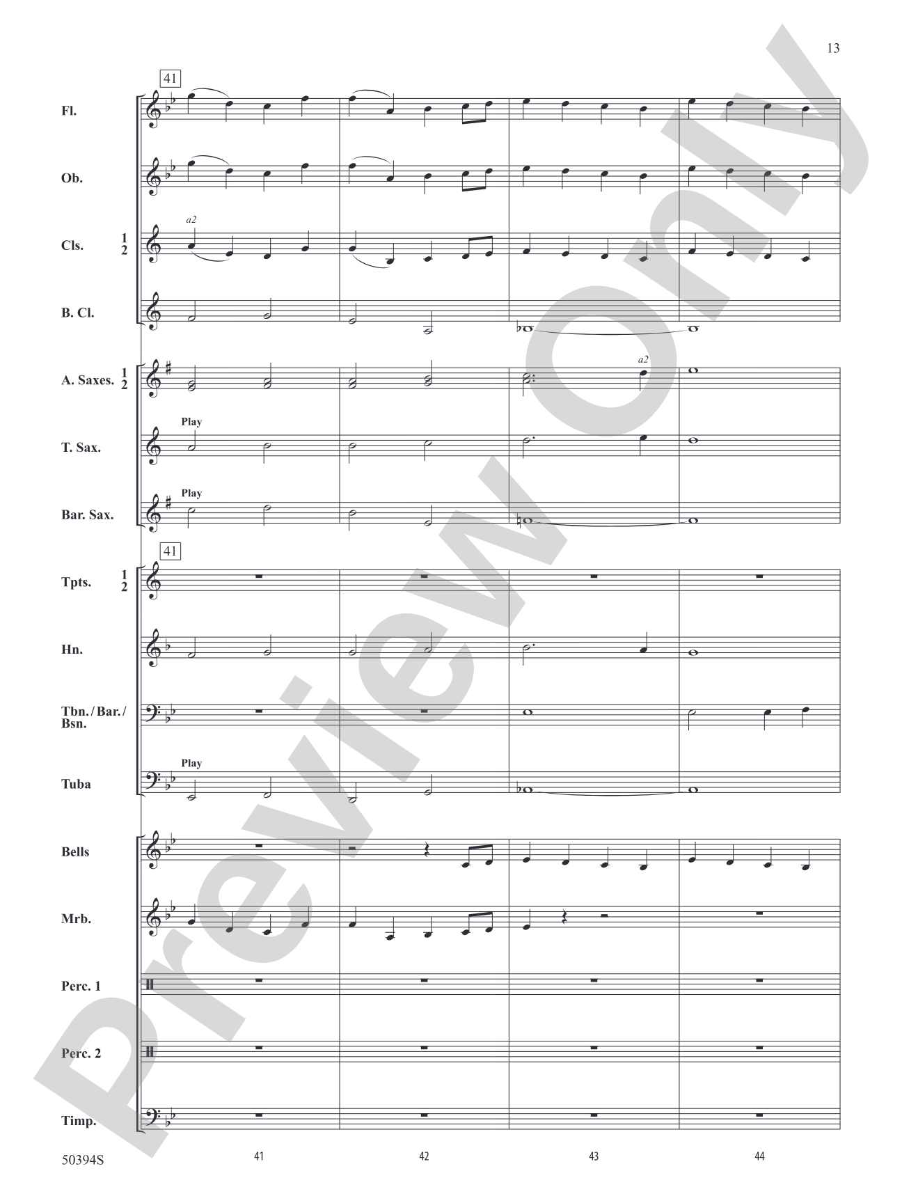 Abundant Joy: Concert Band Conductor Score & Parts