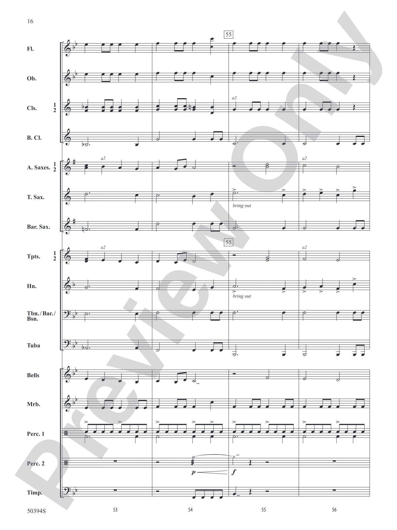 Abundant Joy: Concert Band Conductor Score & Parts
