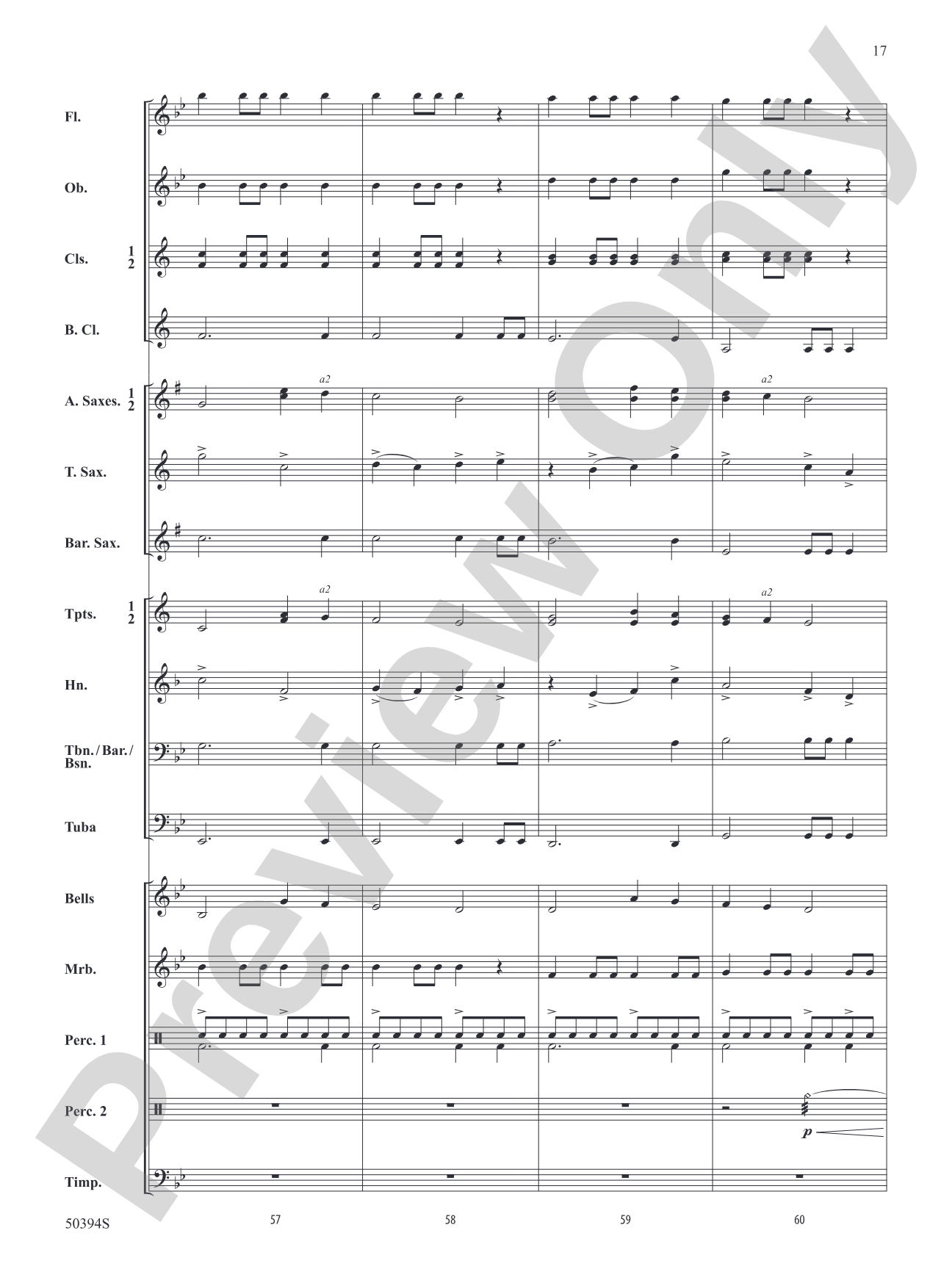 Abundant Joy: Concert Band Conductor Score & Parts