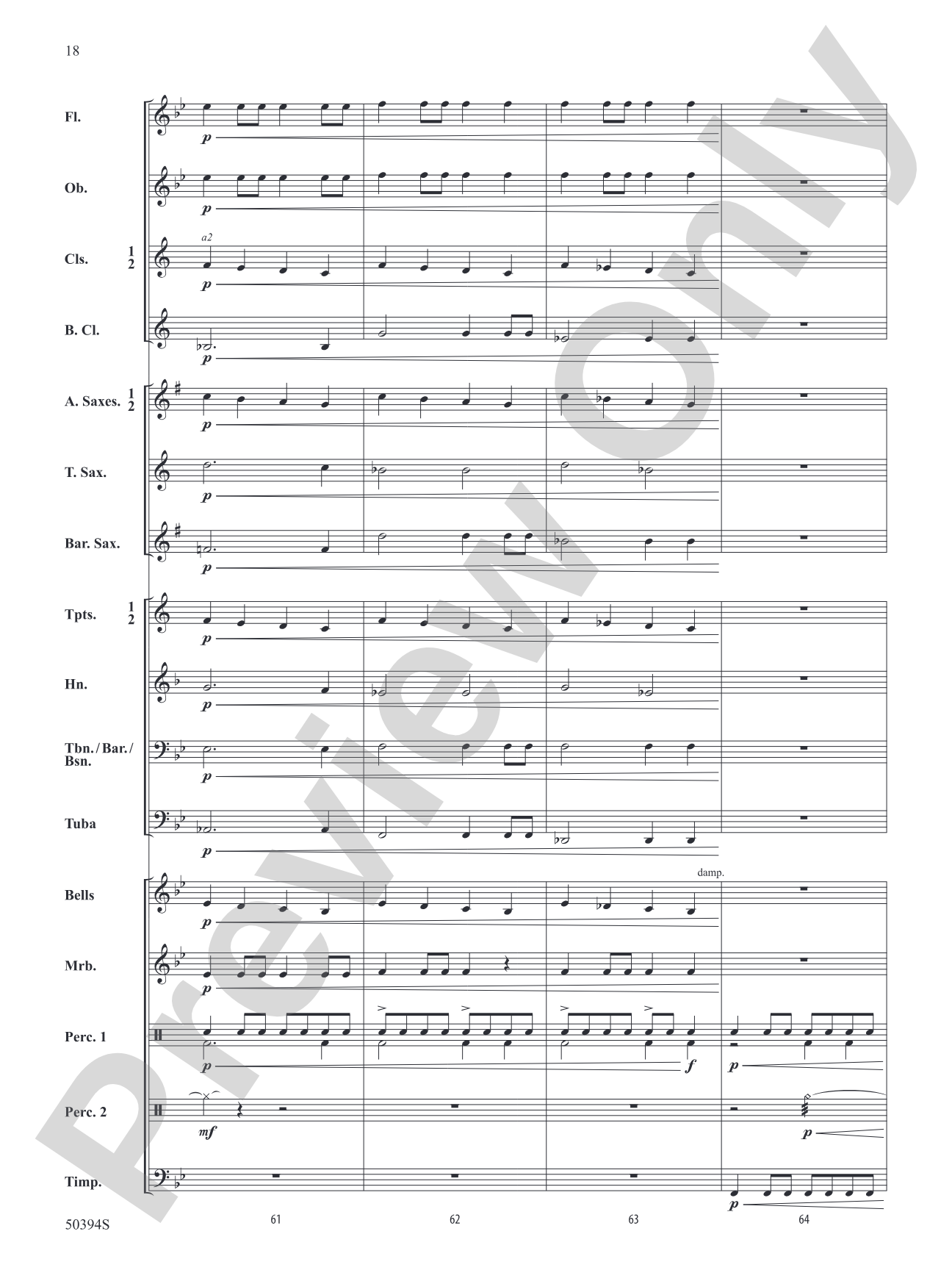 Abundant Joy: Concert Band Conductor Score & Parts
