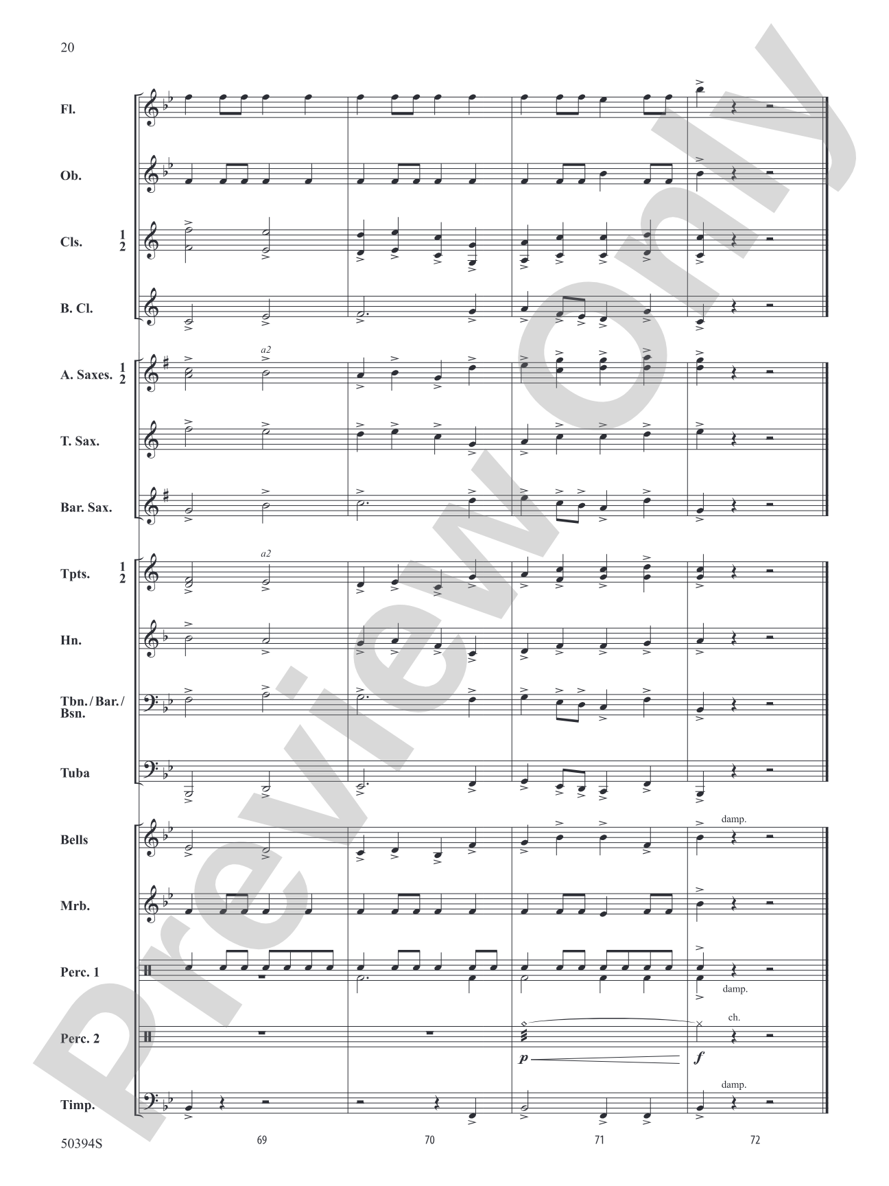 Abundant Joy: Concert Band Conductor Score & Parts