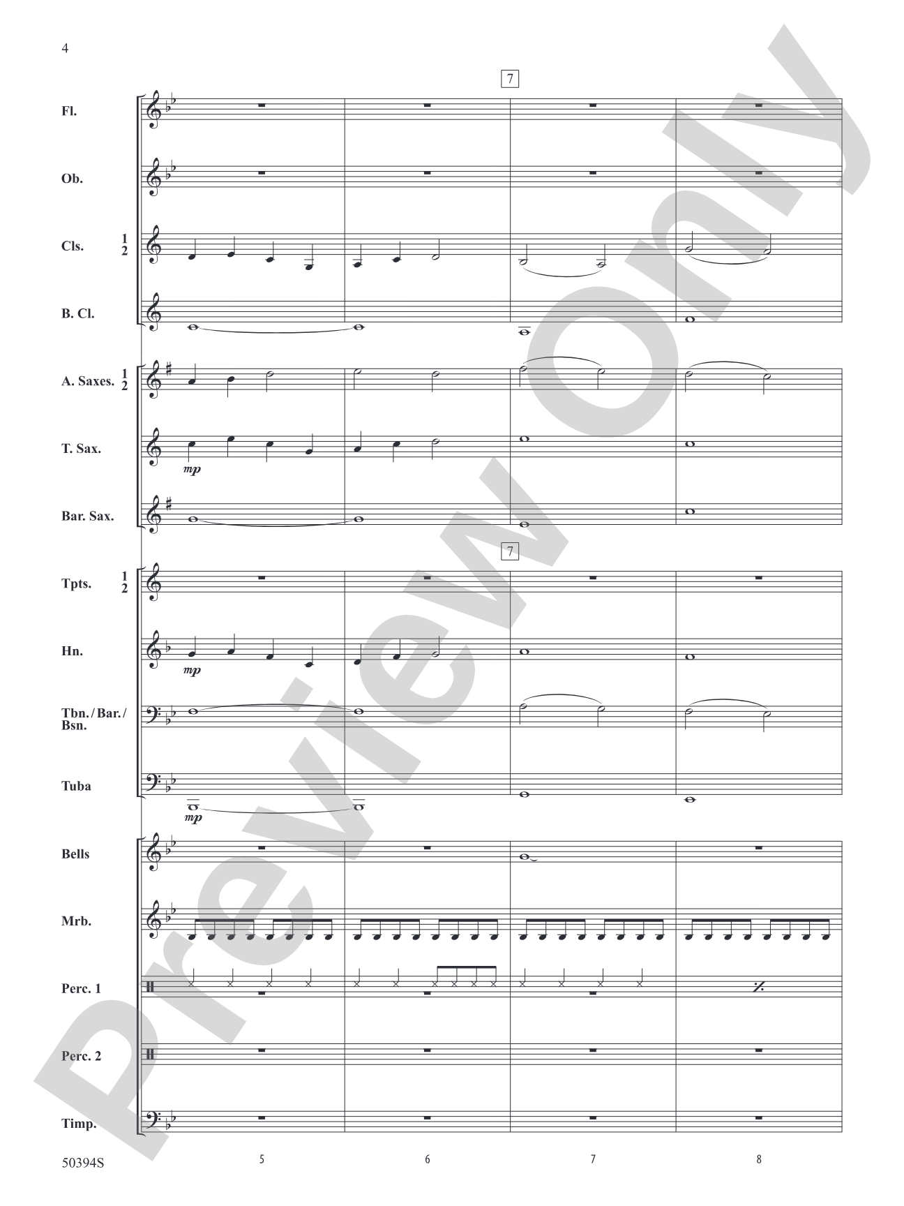 Abundant Joy: Concert Band Conductor Score & Parts