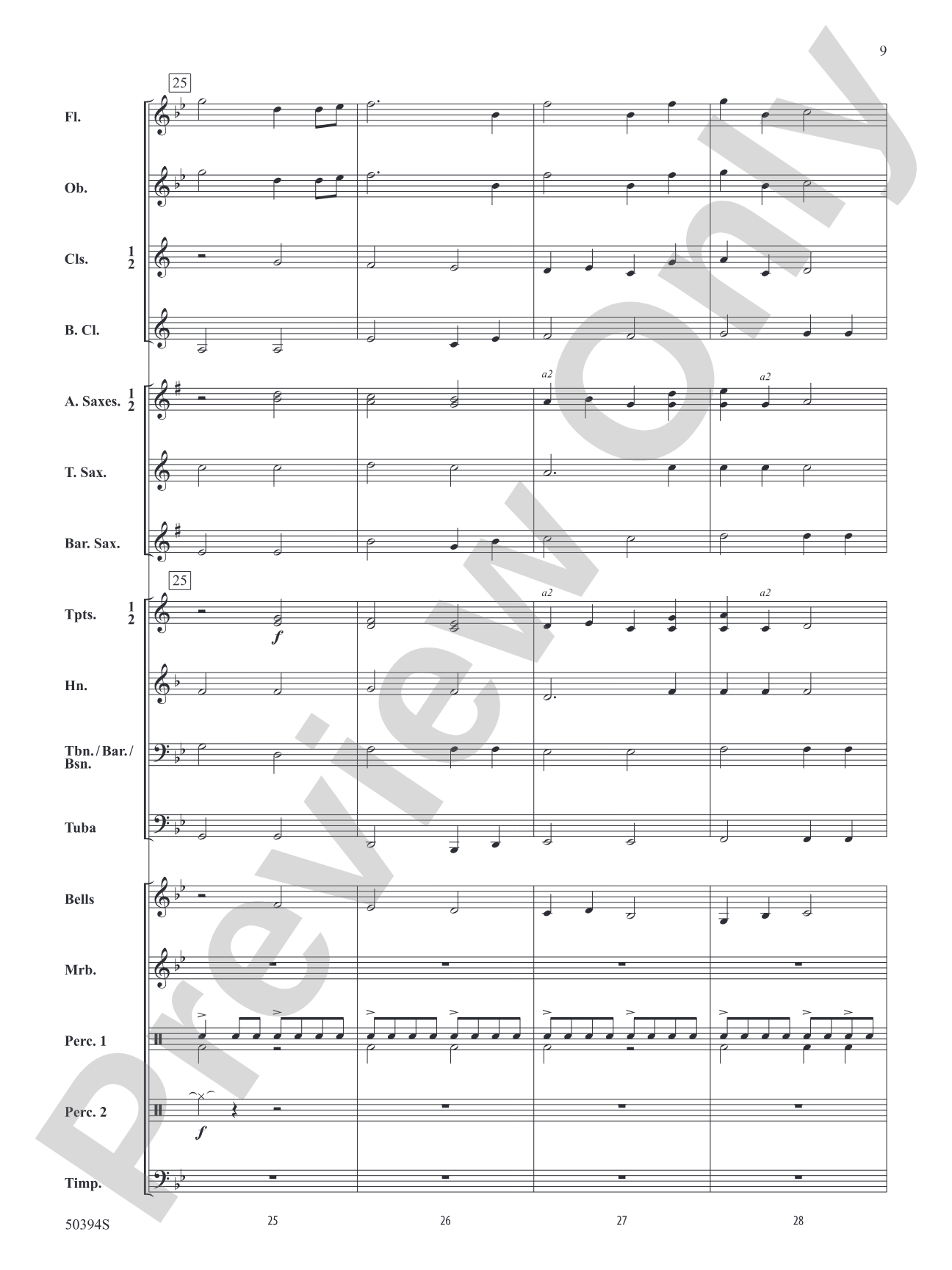 Abundant Joy: Concert Band Conductor Score & Parts