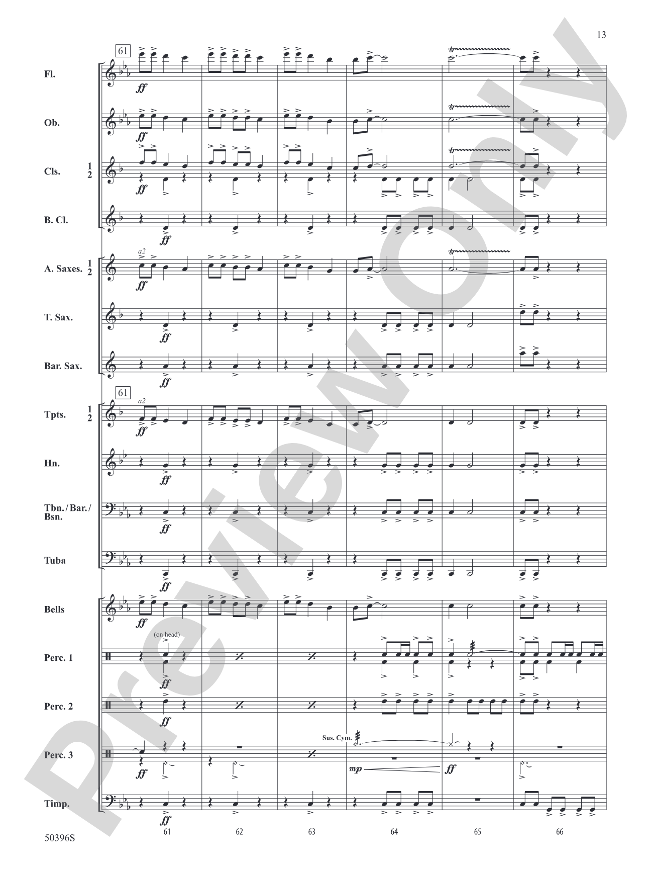 Igneous: Concert Band Conductor Score & Parts