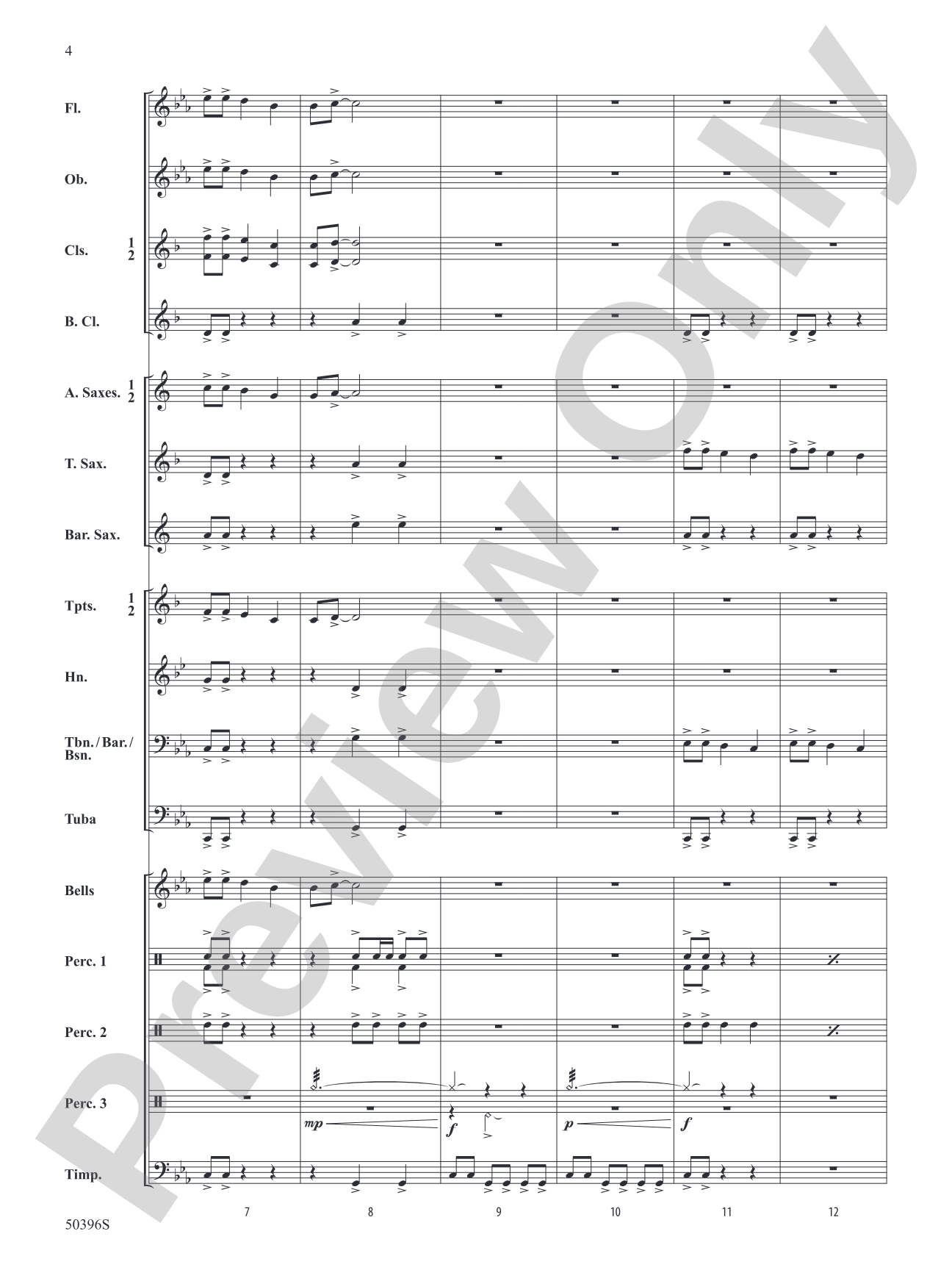 Igneous: Concert Band Conductor Score & Parts