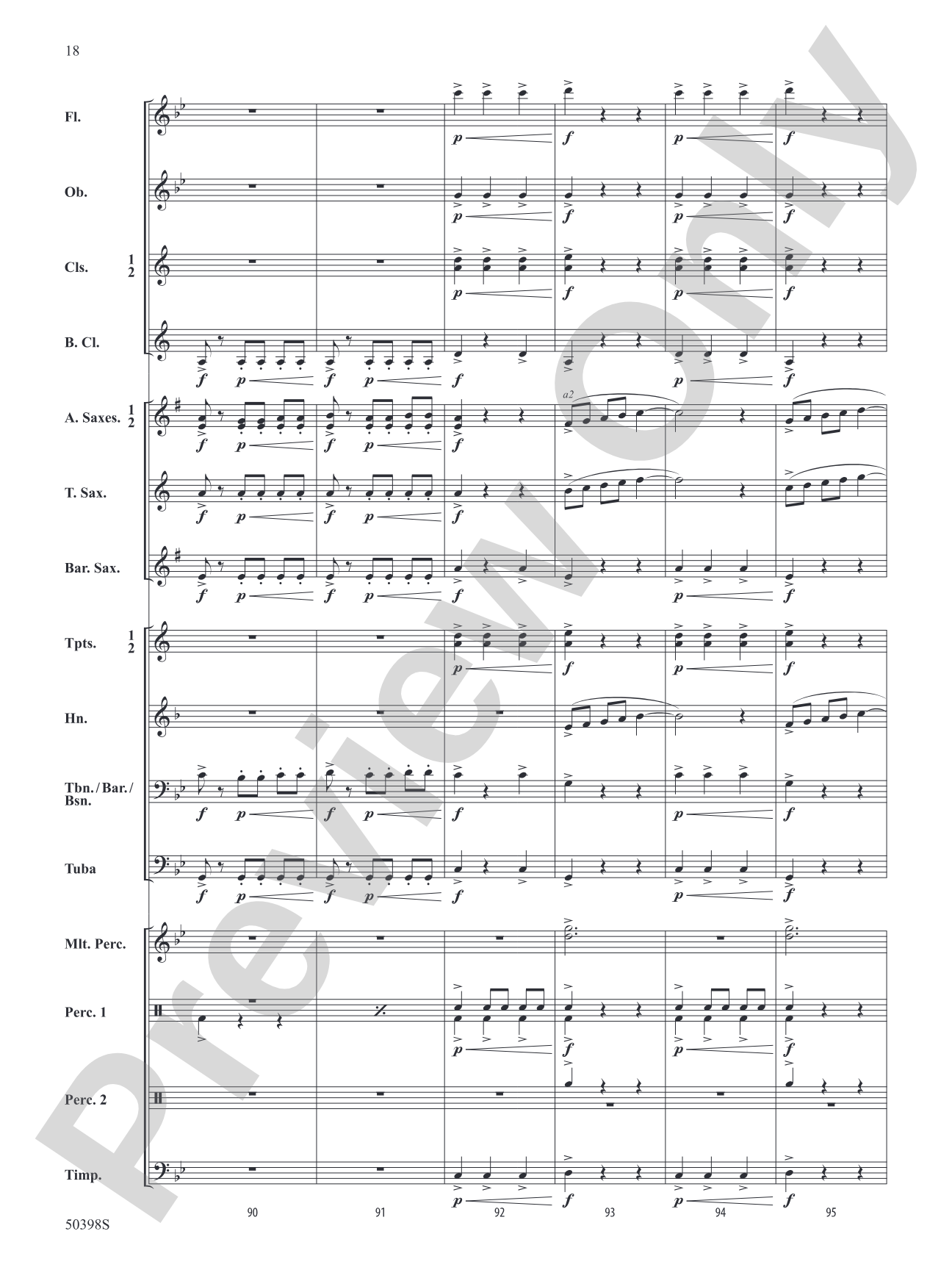 Hidden Treasures: Concert Band Conductor Score & Parts