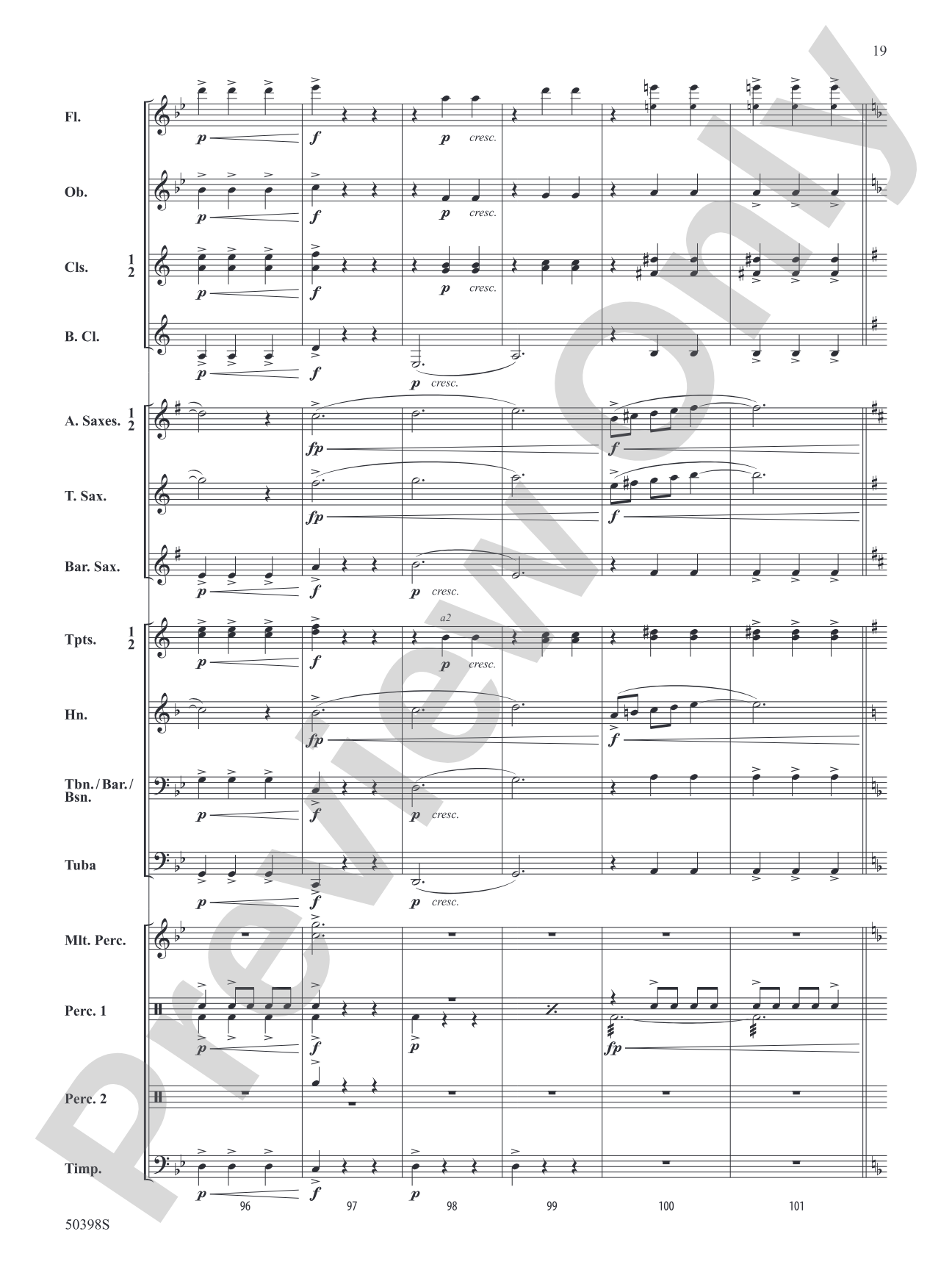 Hidden Treasures: Concert Band Conductor Score & Parts