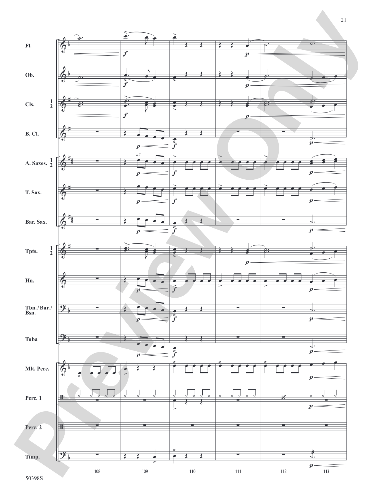 Hidden Treasures: Concert Band Conductor Score & Parts