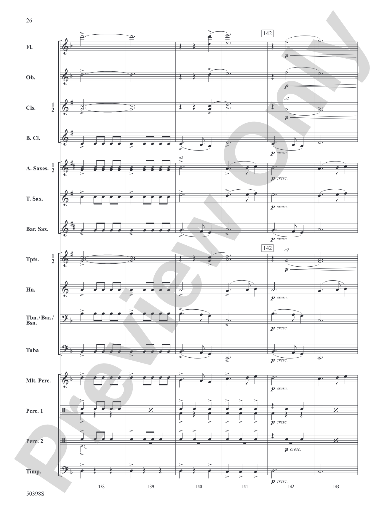 Hidden Treasures: Concert Band Conductor Score & Parts