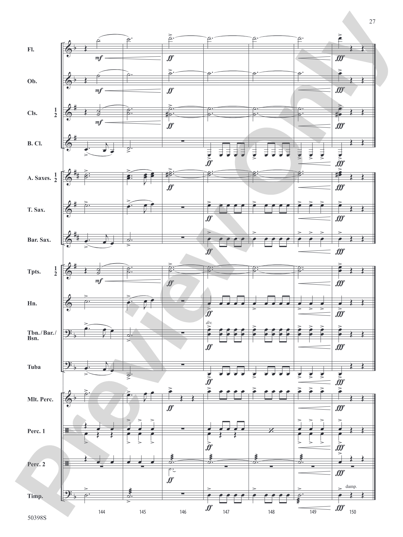Hidden Treasures: Concert Band Conductor Score & Parts