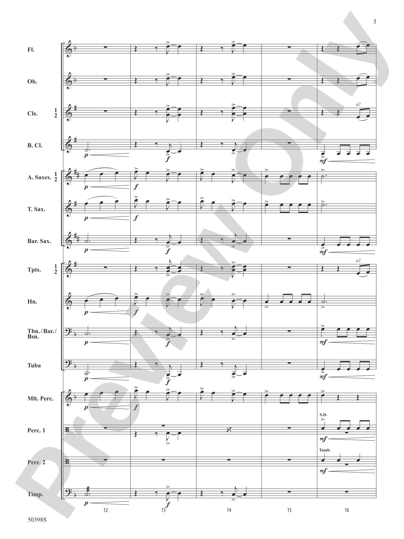 Hidden Treasures: Concert Band Conductor Score & Parts