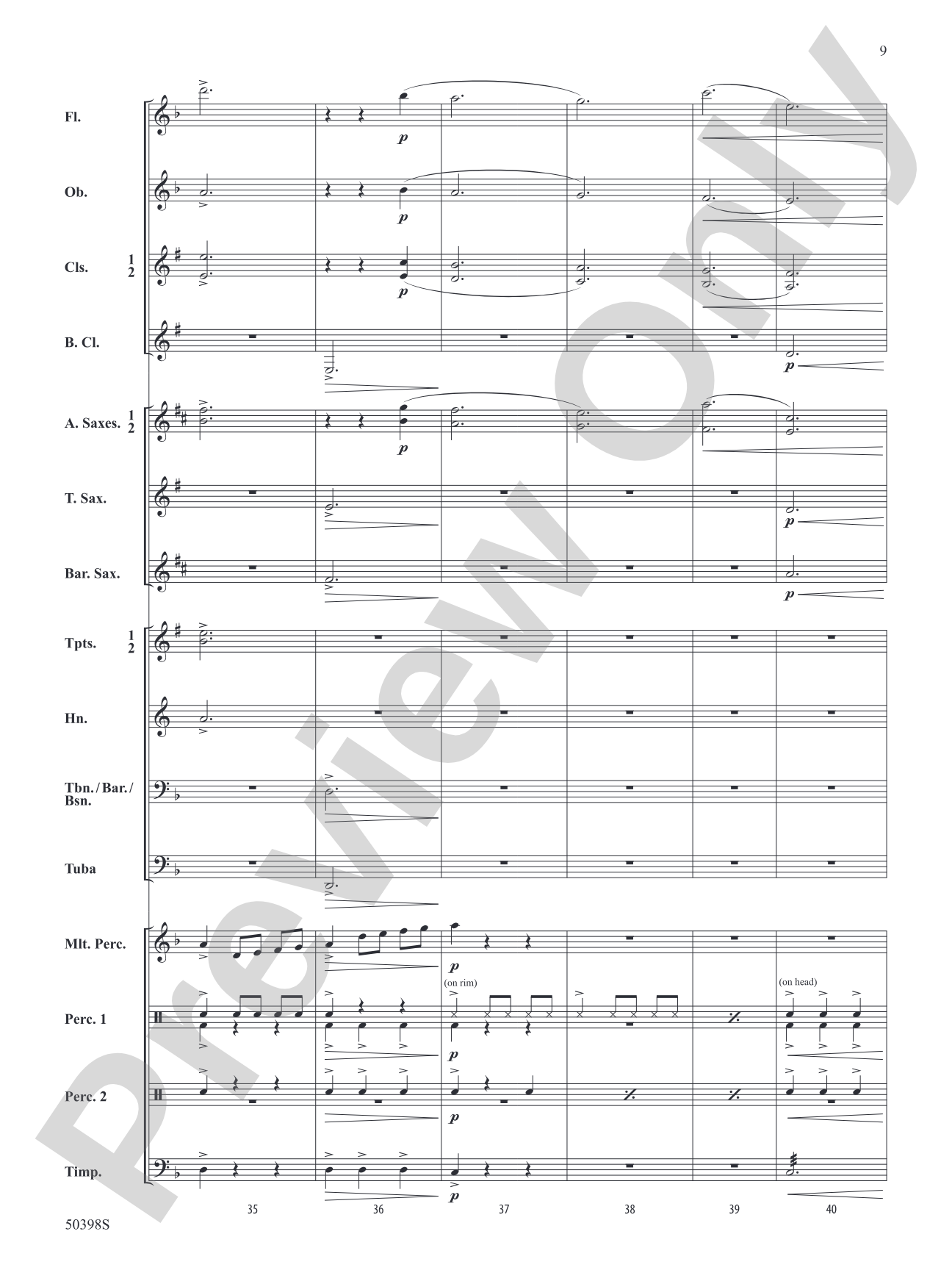Hidden Treasures: Concert Band Conductor Score & Parts