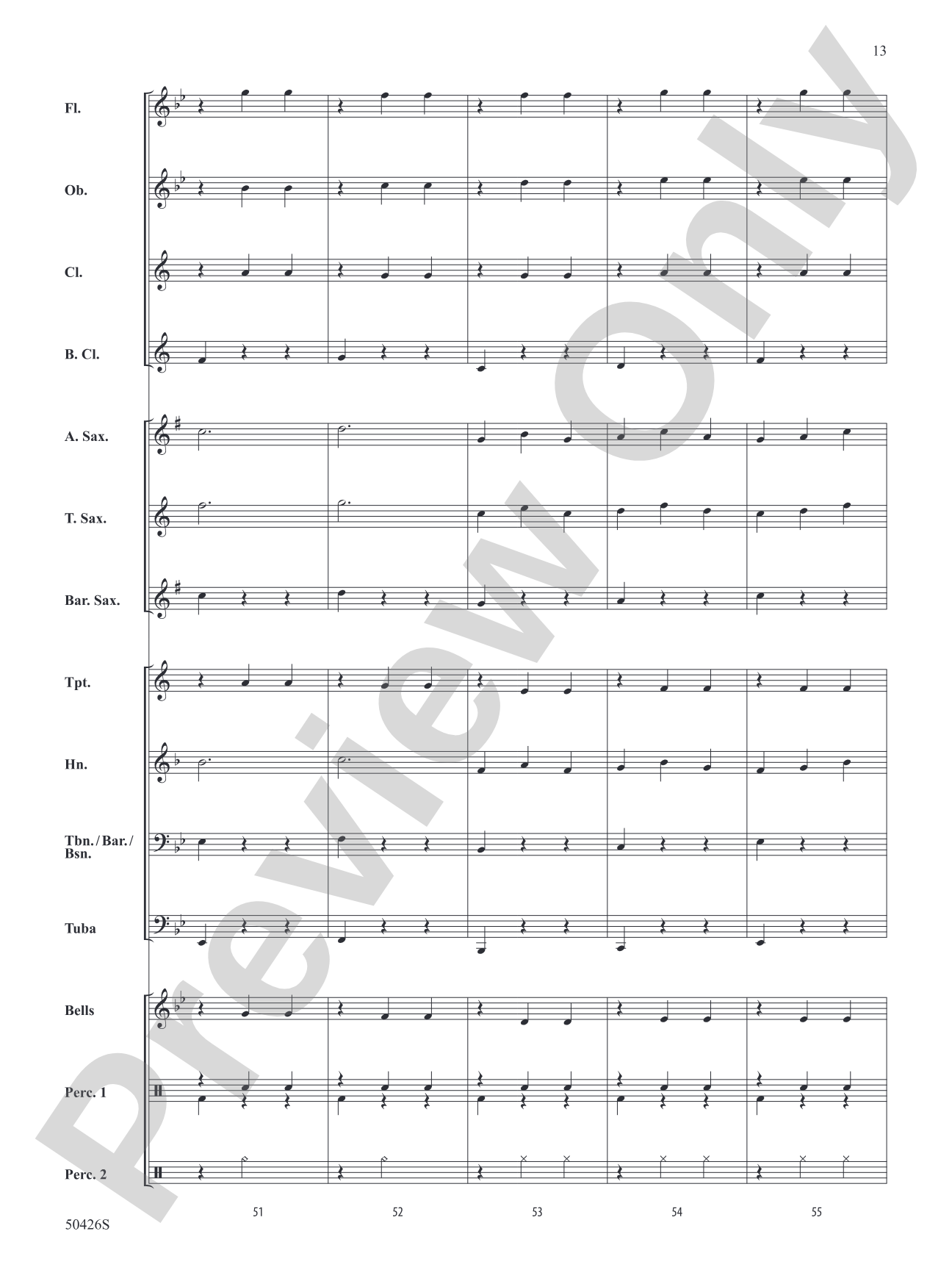 The Enchanted Dancing Frog: Concert Band Conductor Score & Parts