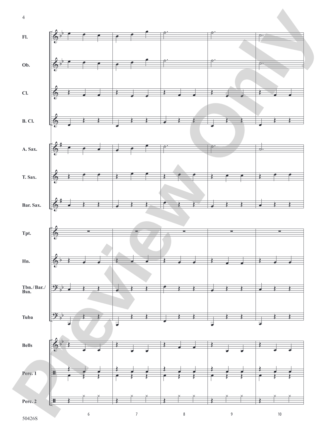 The Enchanted Dancing Frog: Concert Band Conductor Score & Parts