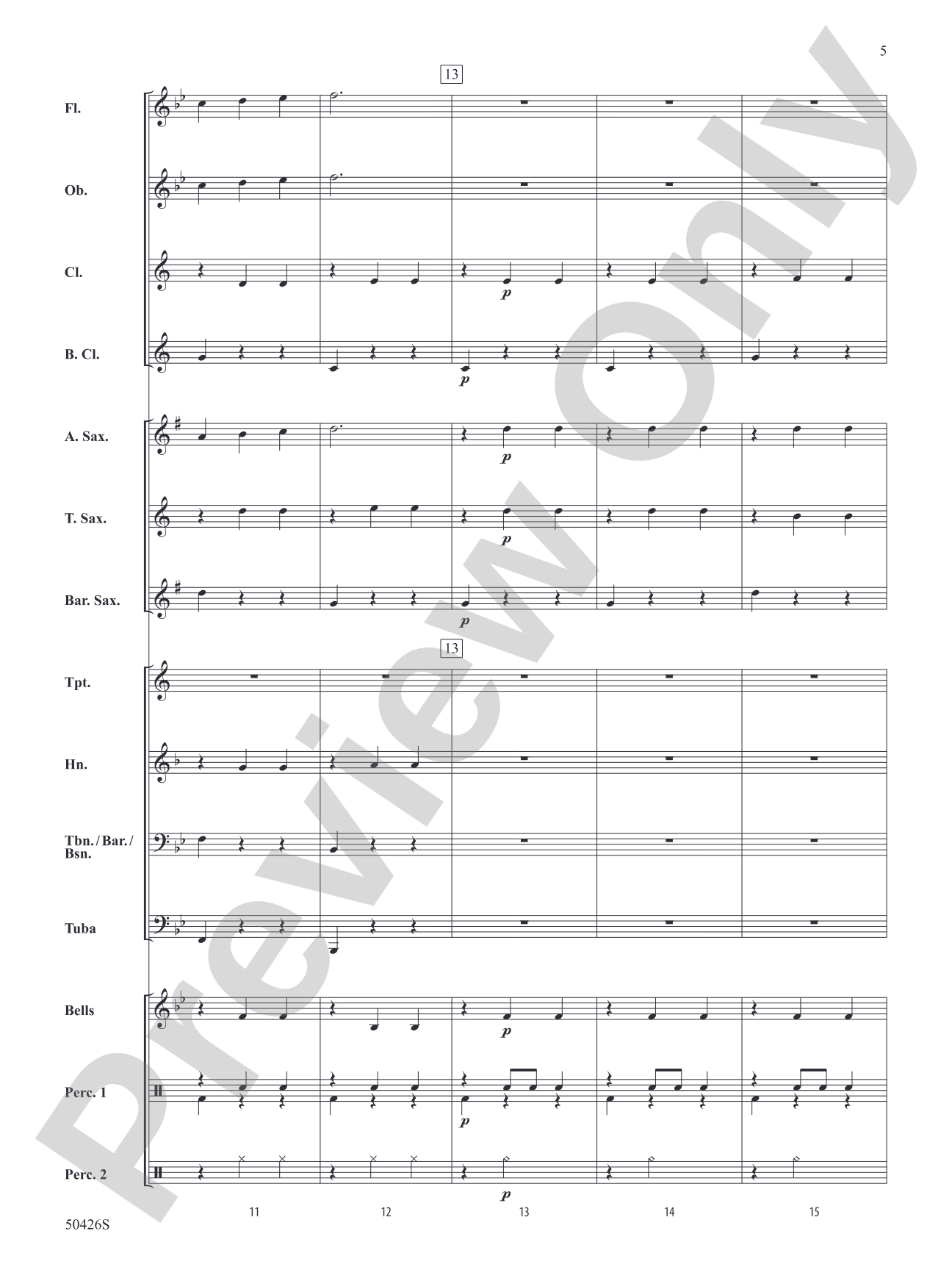 The Enchanted Dancing Frog: Concert Band Conductor Score & Parts