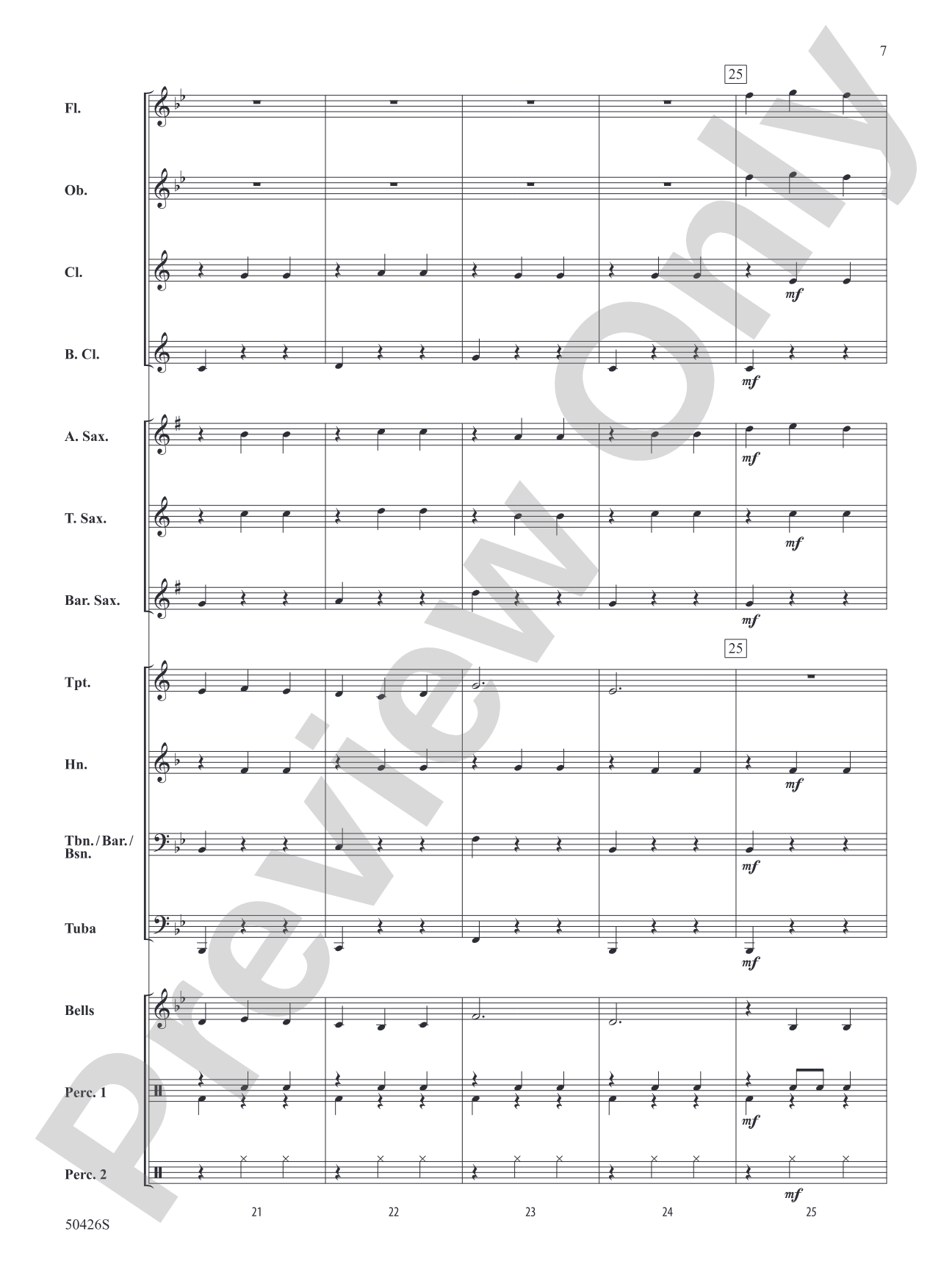 The Enchanted Dancing Frog: Concert Band Conductor Score & Parts