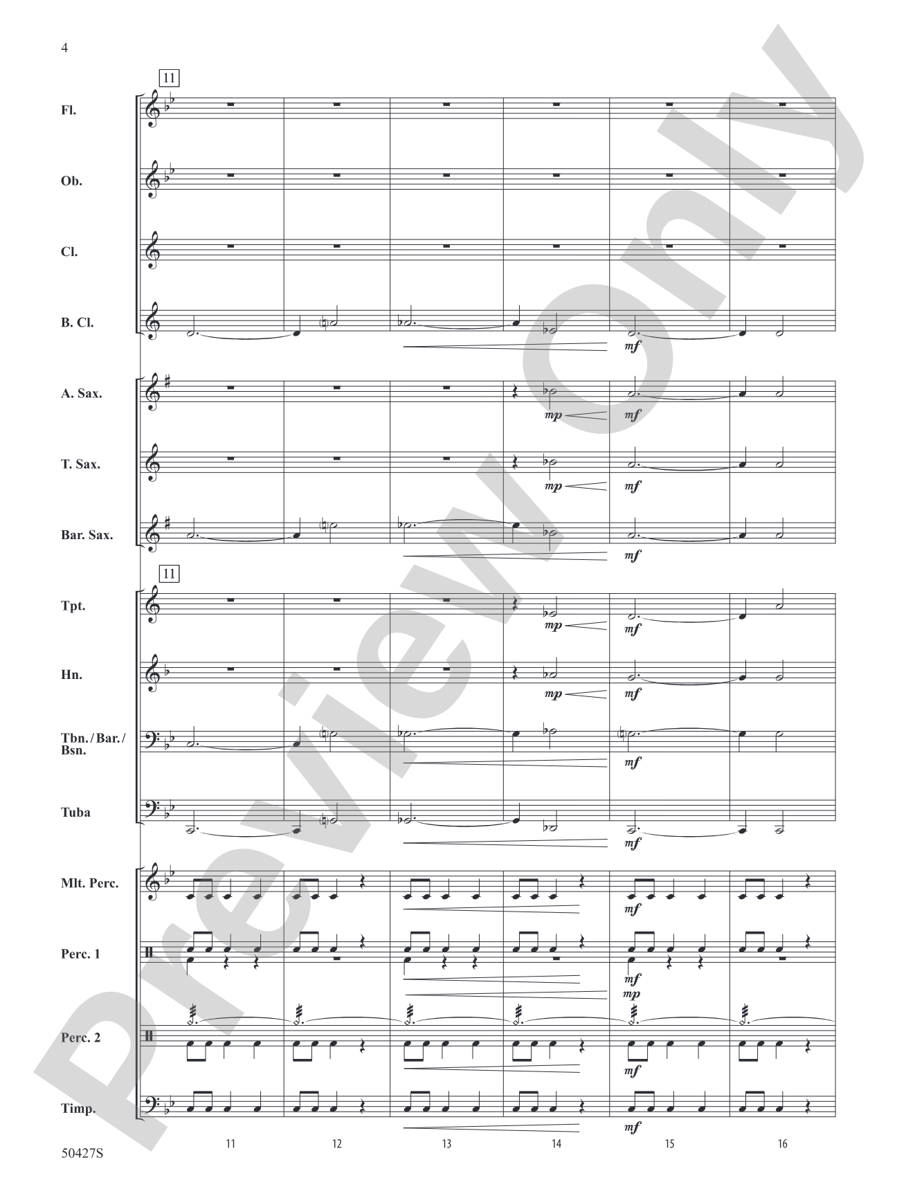 Suite from The Planets: Concert Band Conductor Score & Parts