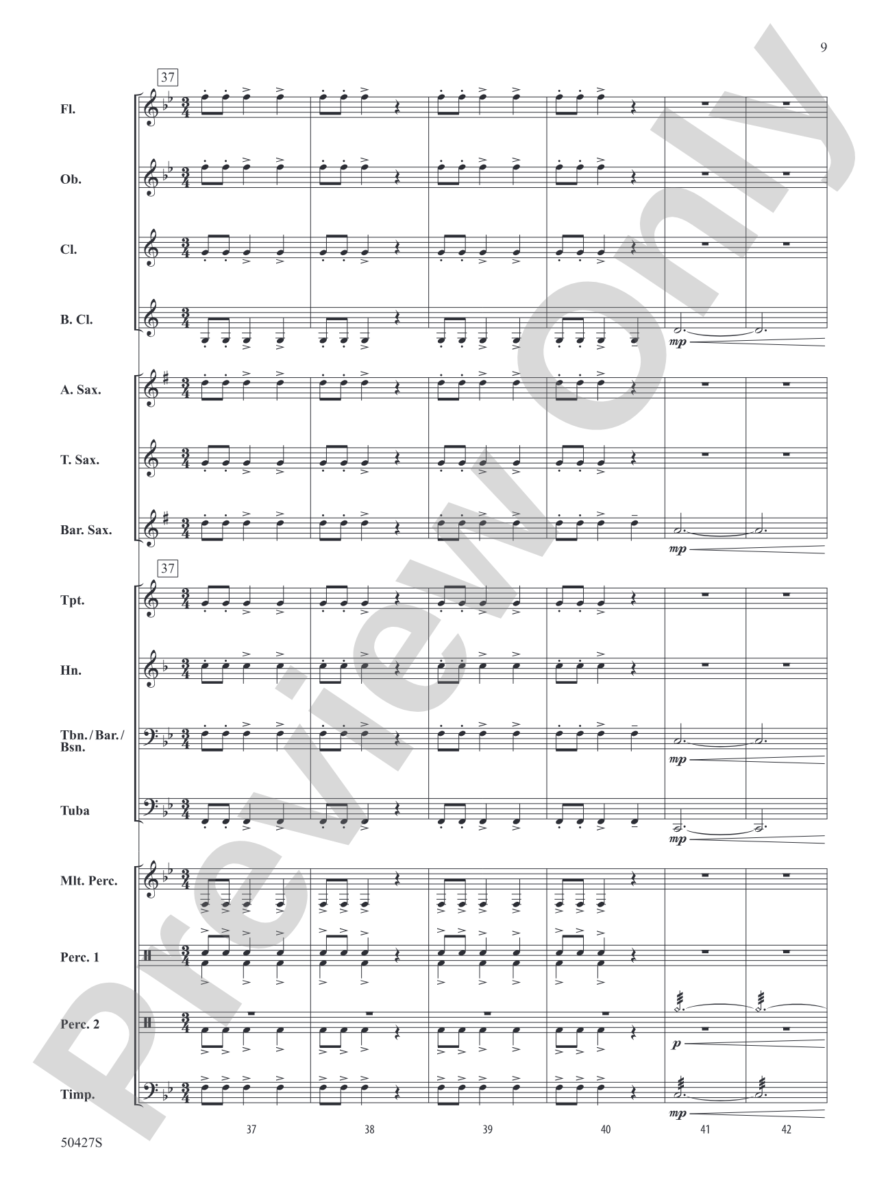 Suite from The Planets: Concert Band Conductor Score & Parts