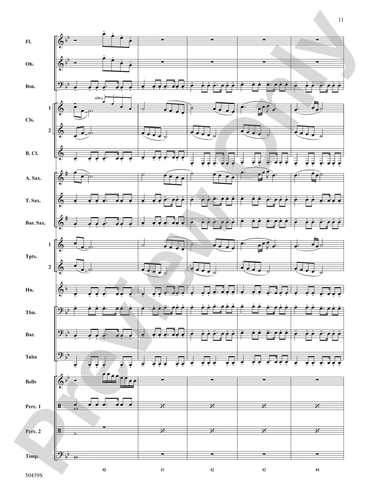 Snowdance: Concert Band Conductor Score & Parts