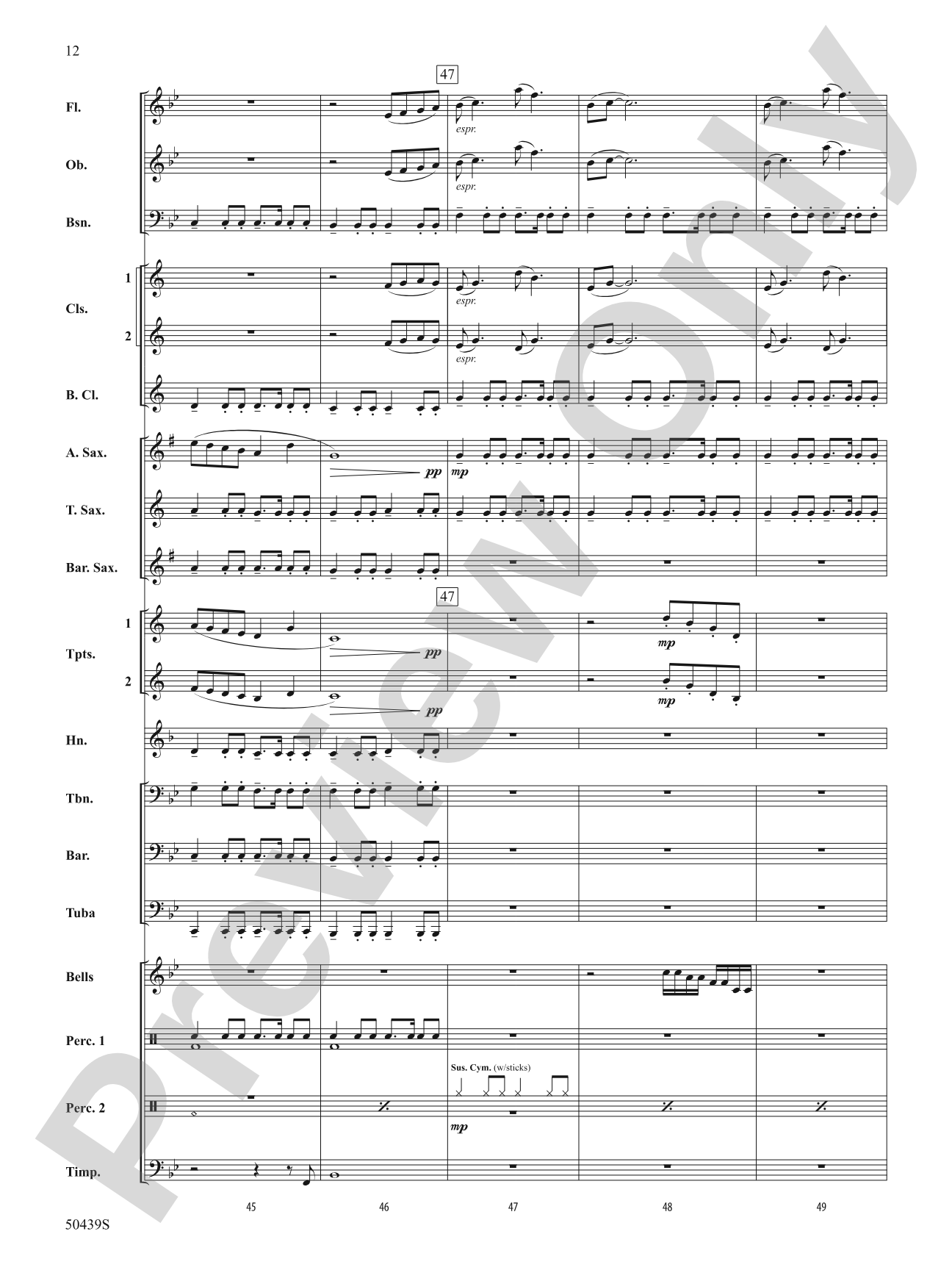 Snowdance: Concert Band Conductor Score & Parts