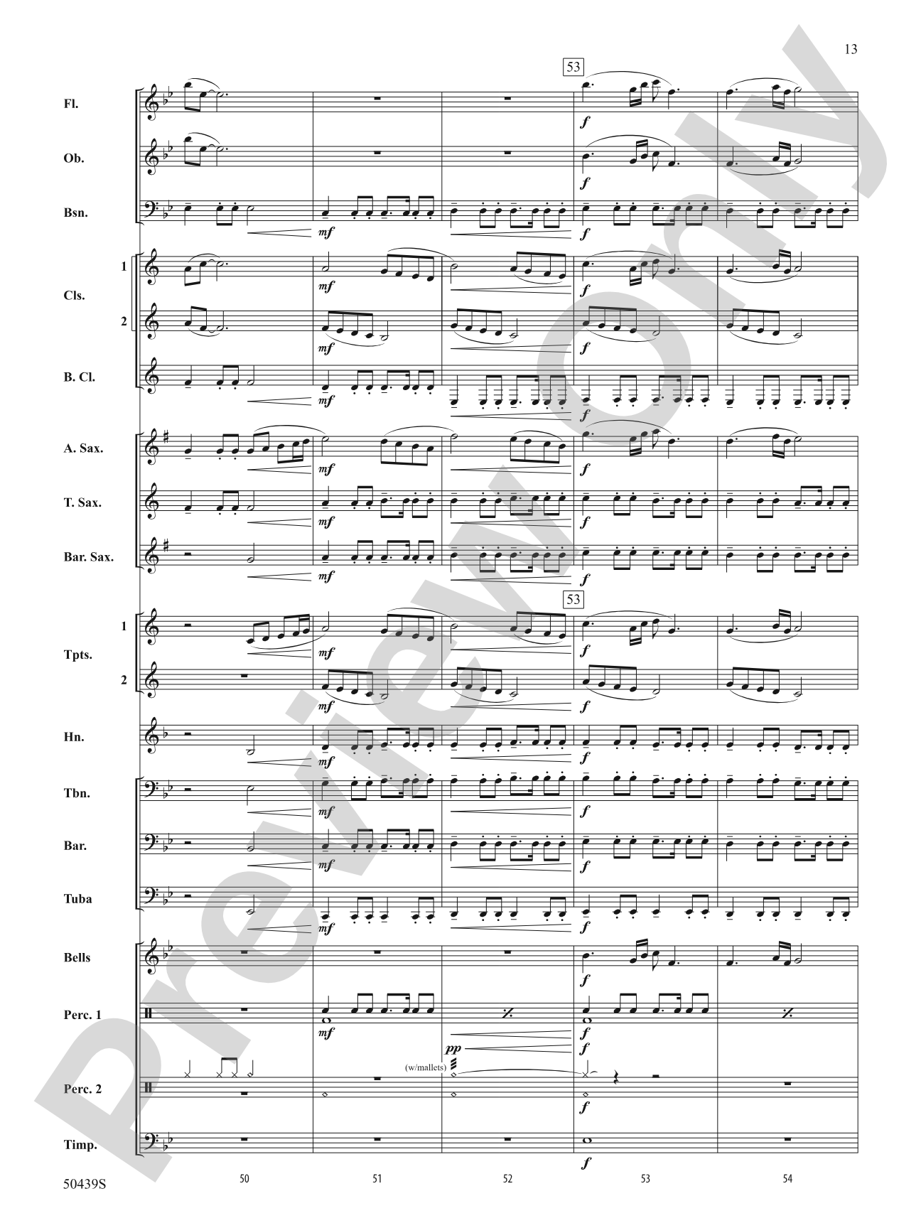 Snowdance: Concert Band Conductor Score & Parts