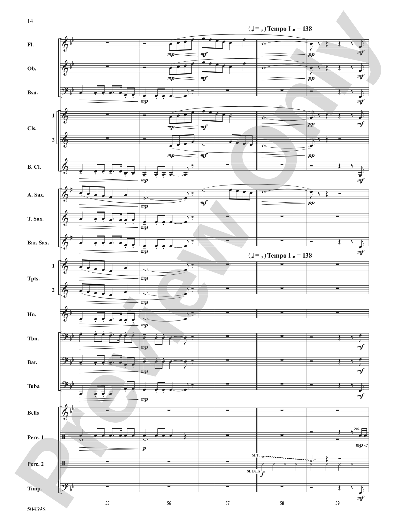 Snowdance: Concert Band Conductor Score & Parts