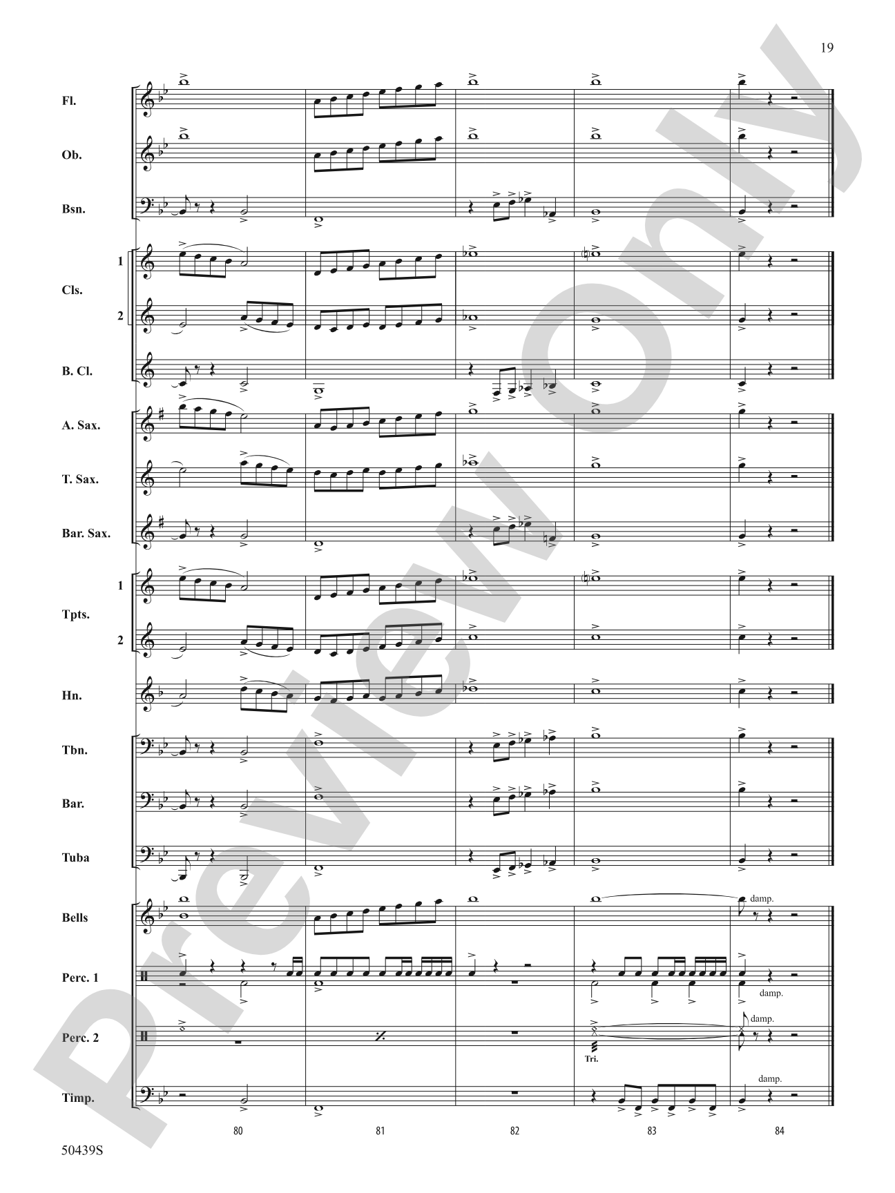 Snowdance: Concert Band Conductor Score & Parts