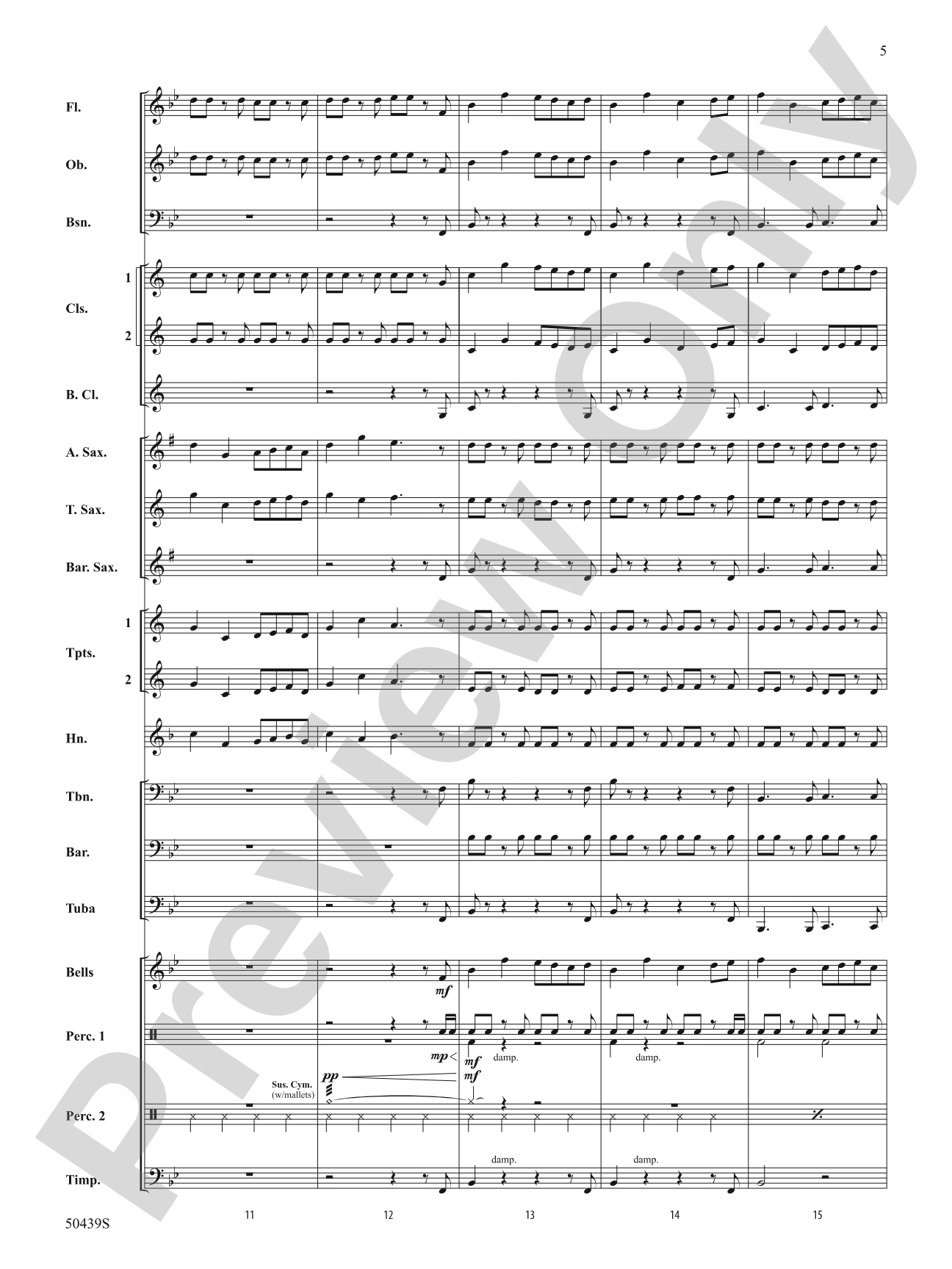 Snowdance: Concert Band Conductor Score & Parts
