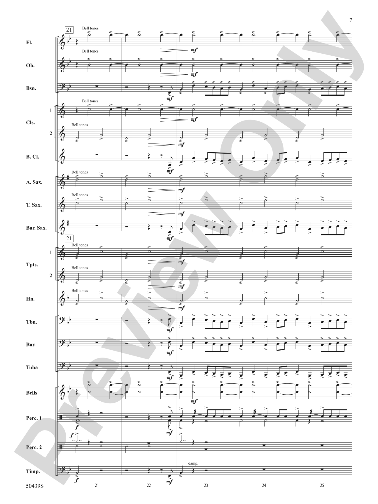 Snowdance: Concert Band Conductor Score & Parts