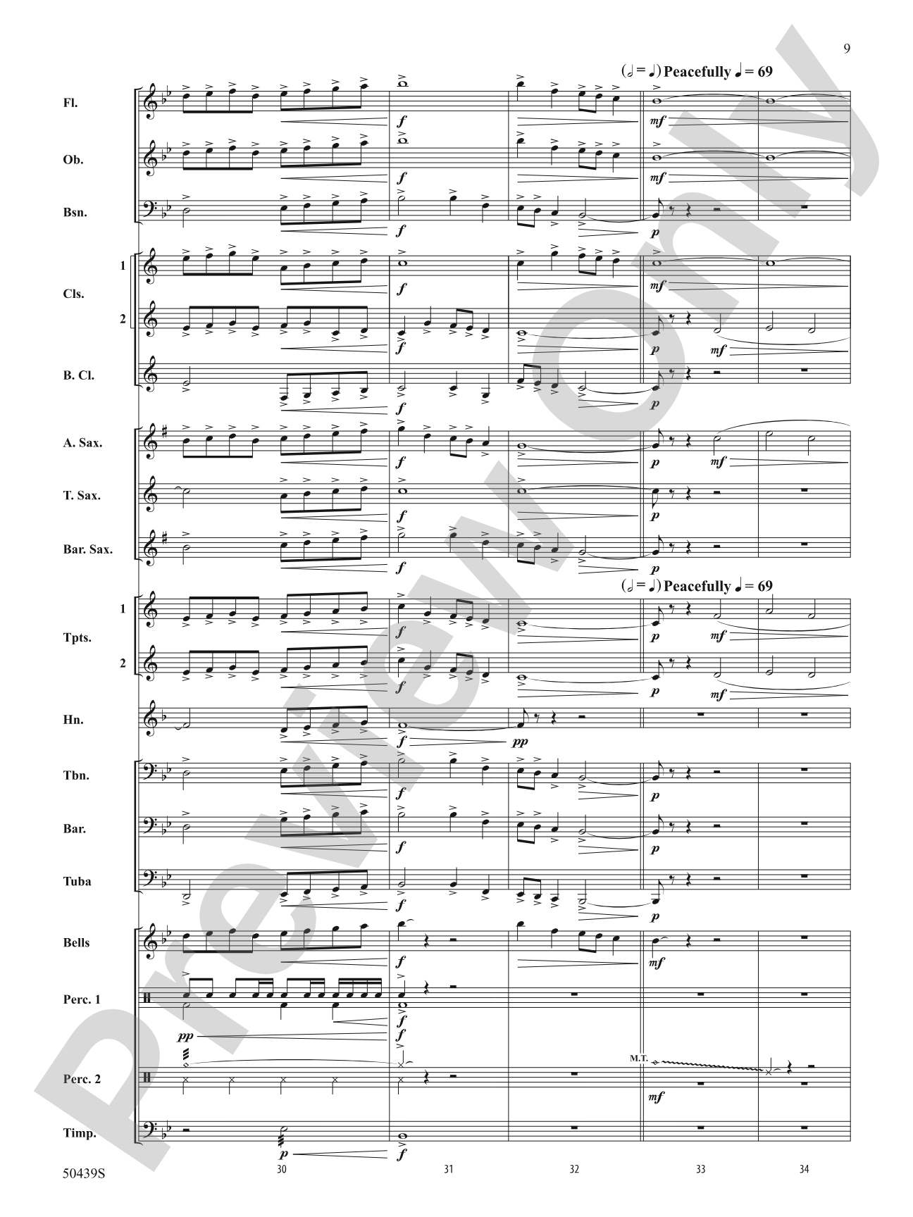 Snowdance: Concert Band Conductor Score & Parts