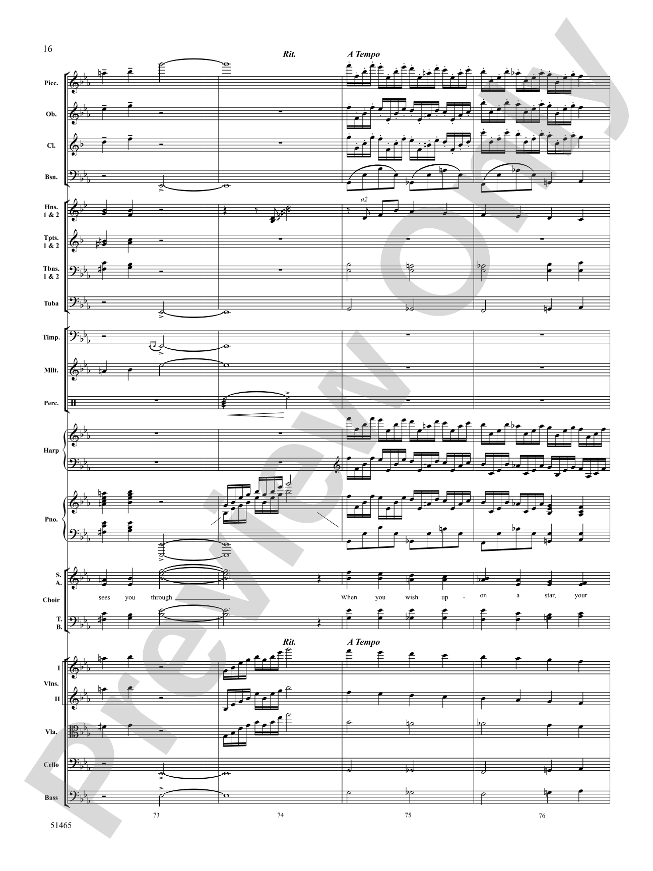 When You Wish Upon a Star: Choral Octavo SoundPax