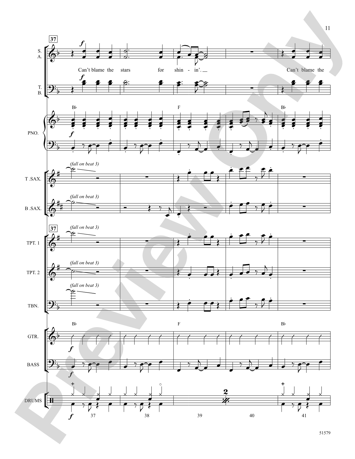 Don't Blame It on Me: Choral Octavo SoundPax