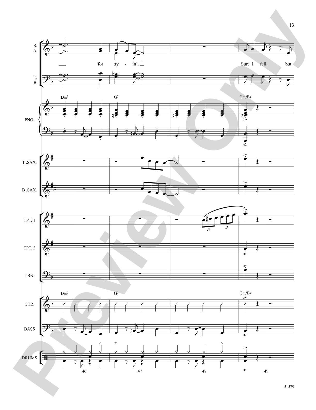 Don't Blame It on Me: Choral Octavo SoundPax