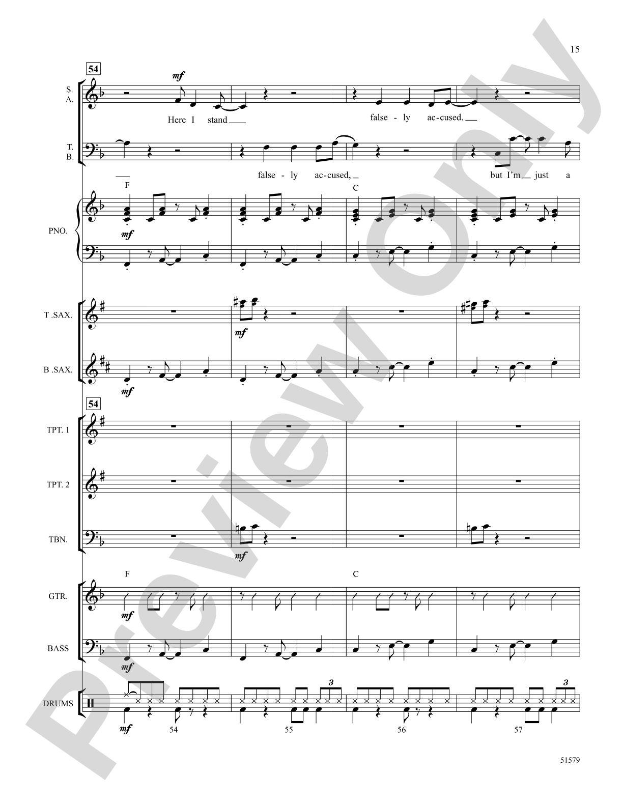 Don't Blame It on Me: Choral Octavo SoundPax