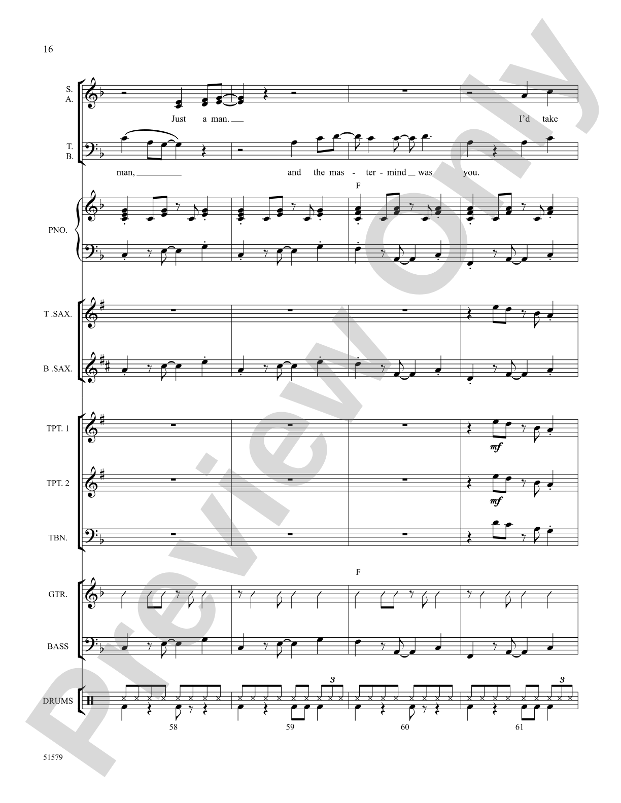 Don't Blame It on Me: Choral Octavo SoundPax