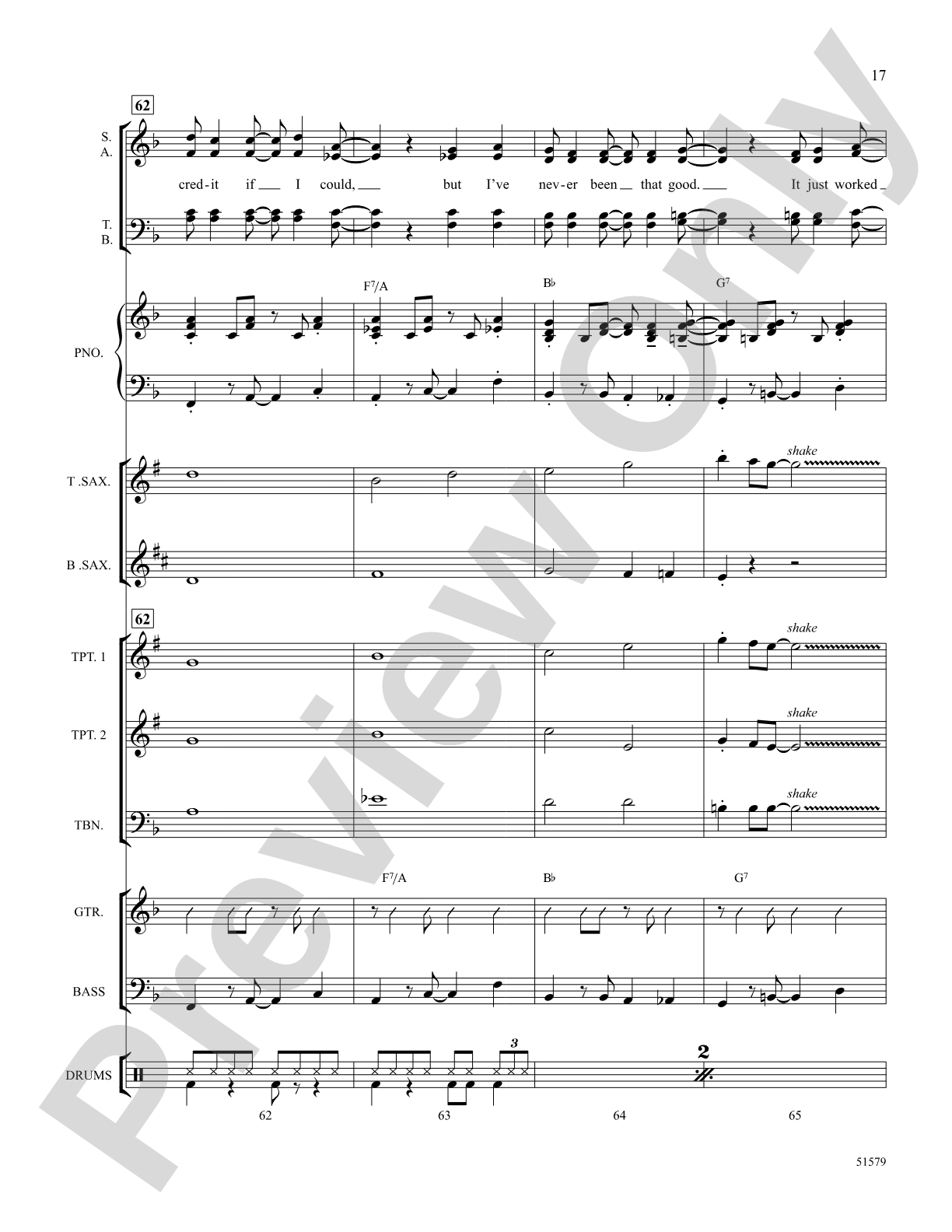Don't Blame It on Me: Choral Octavo SoundPax