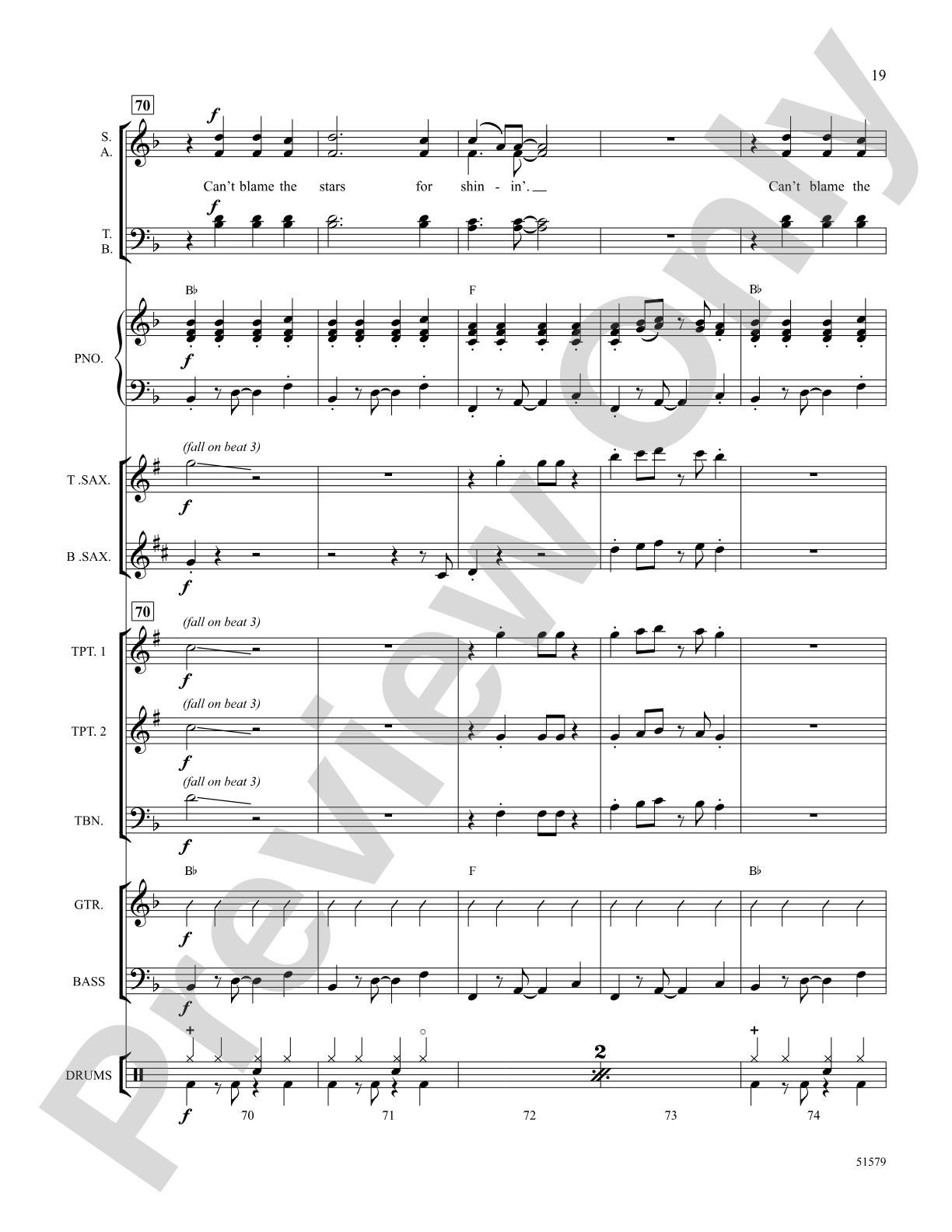 Don't Blame It on Me: Choral Octavo SoundPax