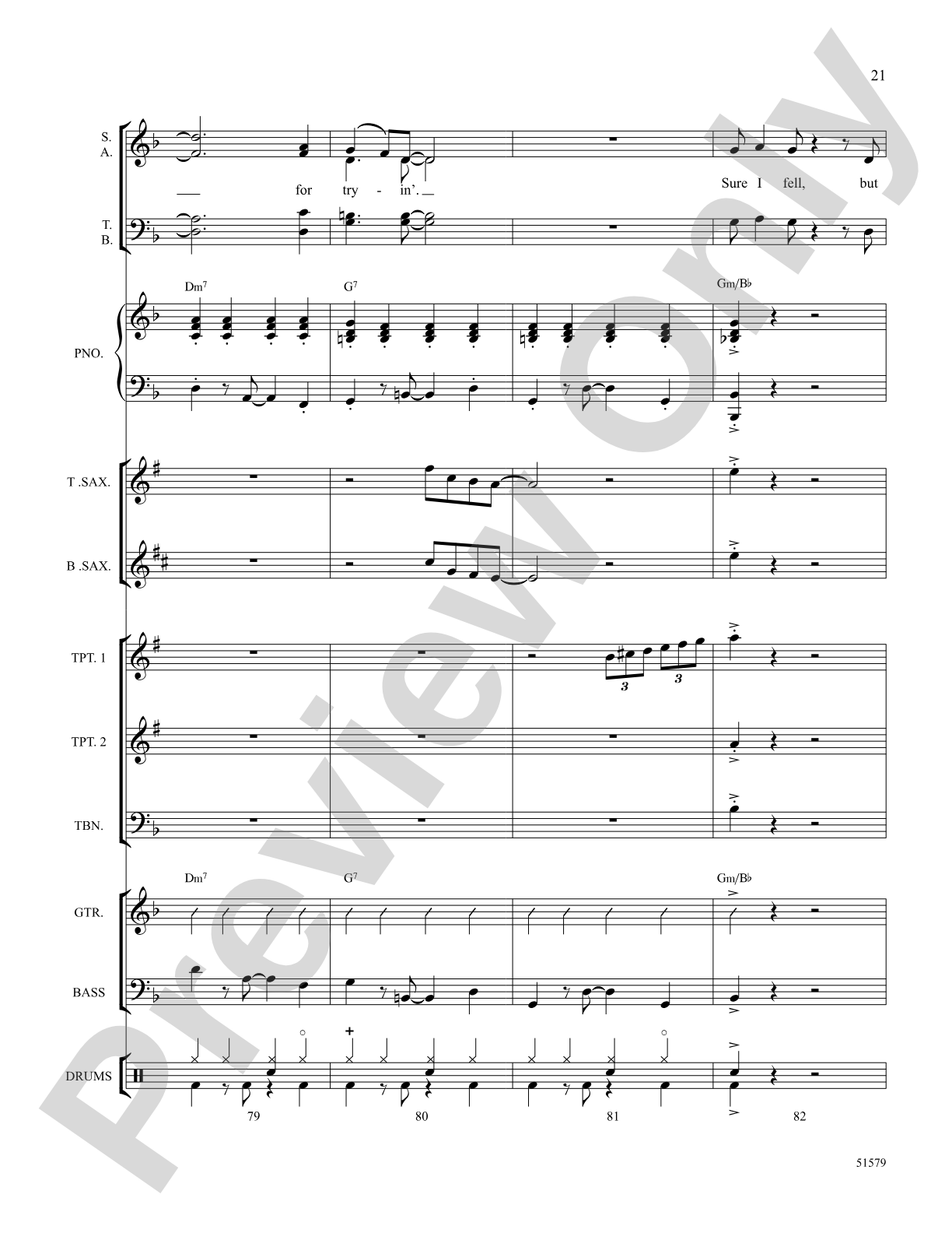 Don't Blame It on Me: Choral Octavo SoundPax