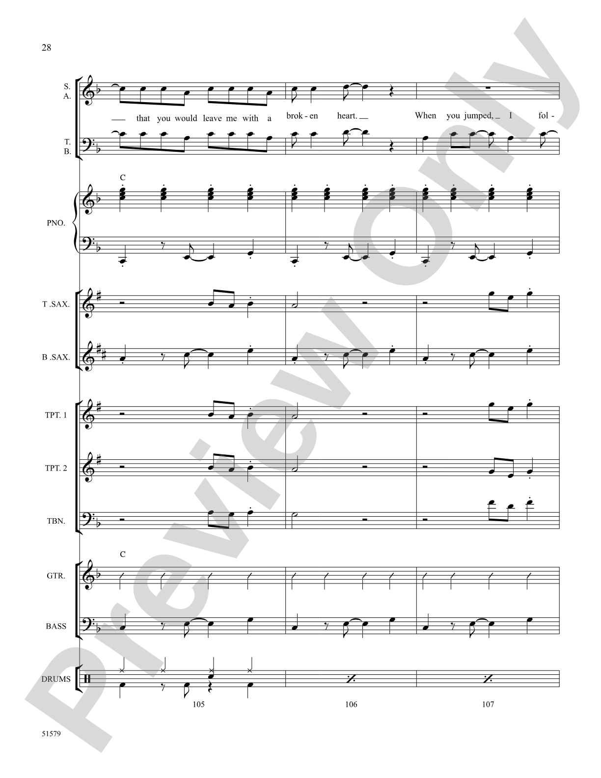 Don't Blame It on Me: Choral Octavo SoundPax