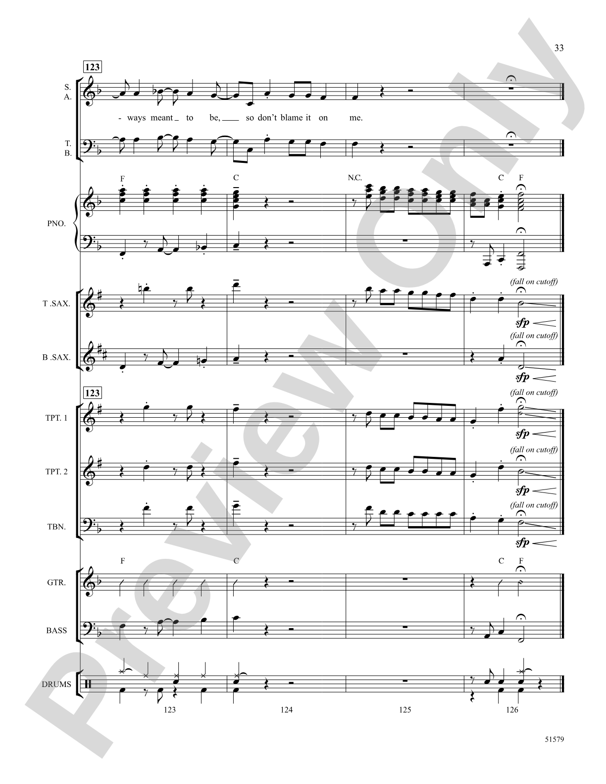Don't Blame It on Me: Choral Octavo SoundPax