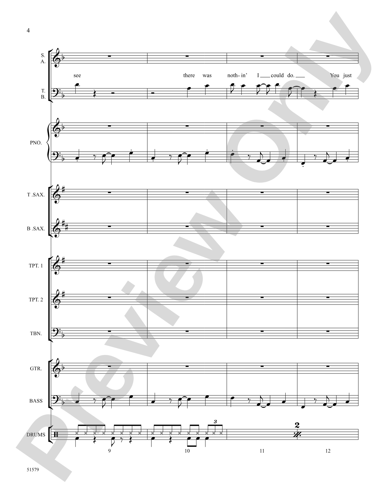 Don't Blame It on Me: Choral Octavo SoundPax