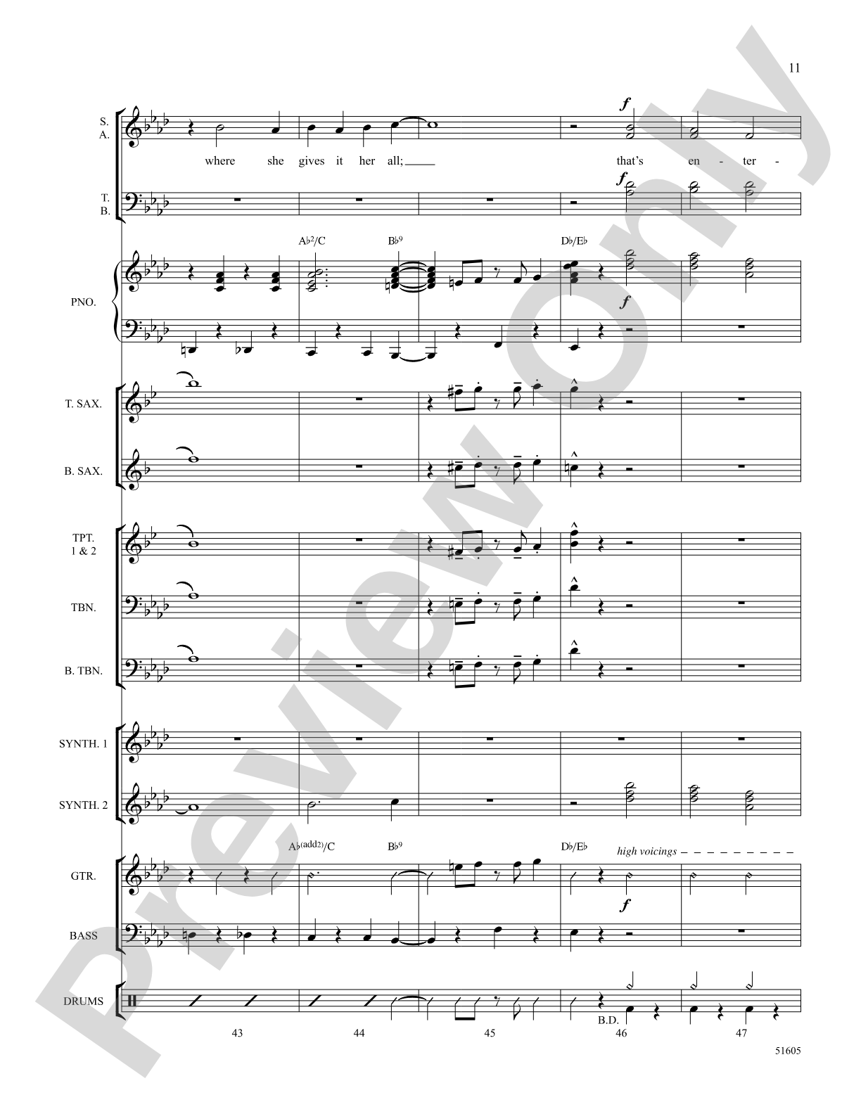 That's Entertainment: Choral Octavo SoundPax