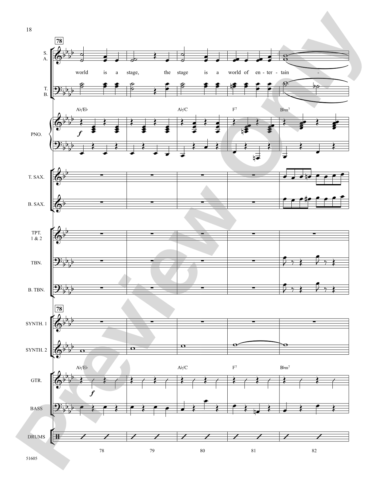 That's Entertainment: Choral Octavo SoundPax