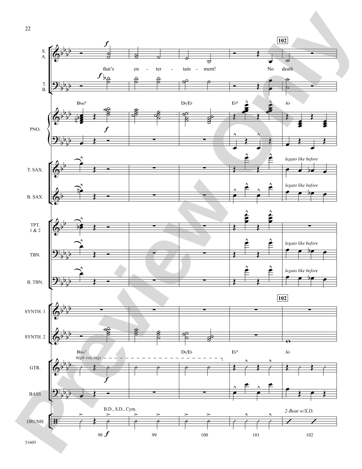 That's Entertainment: Choral Octavo SoundPax
