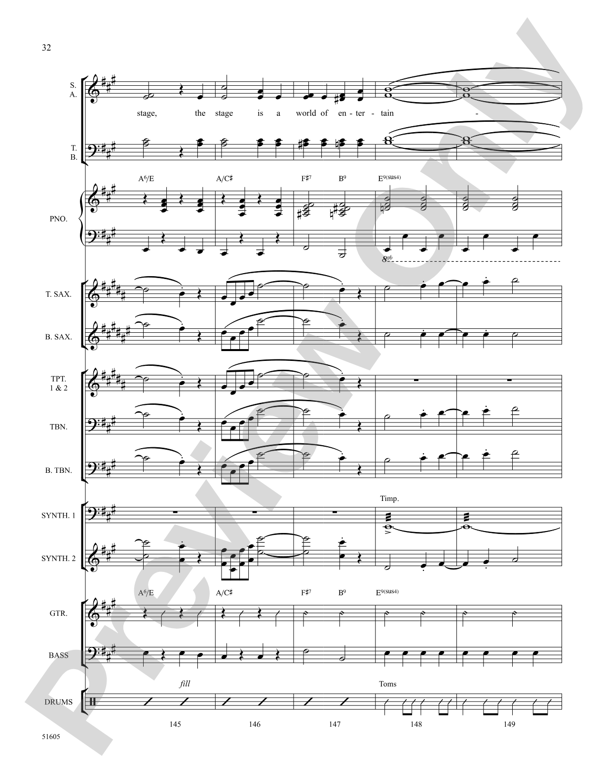 That's Entertainment: Choral Octavo SoundPax