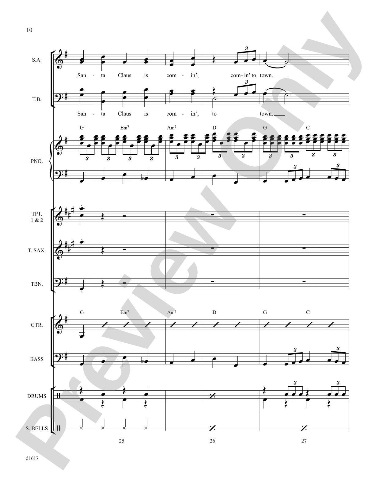 Santa Claus Is Comin' to Town: Choral Octavo SoundPax