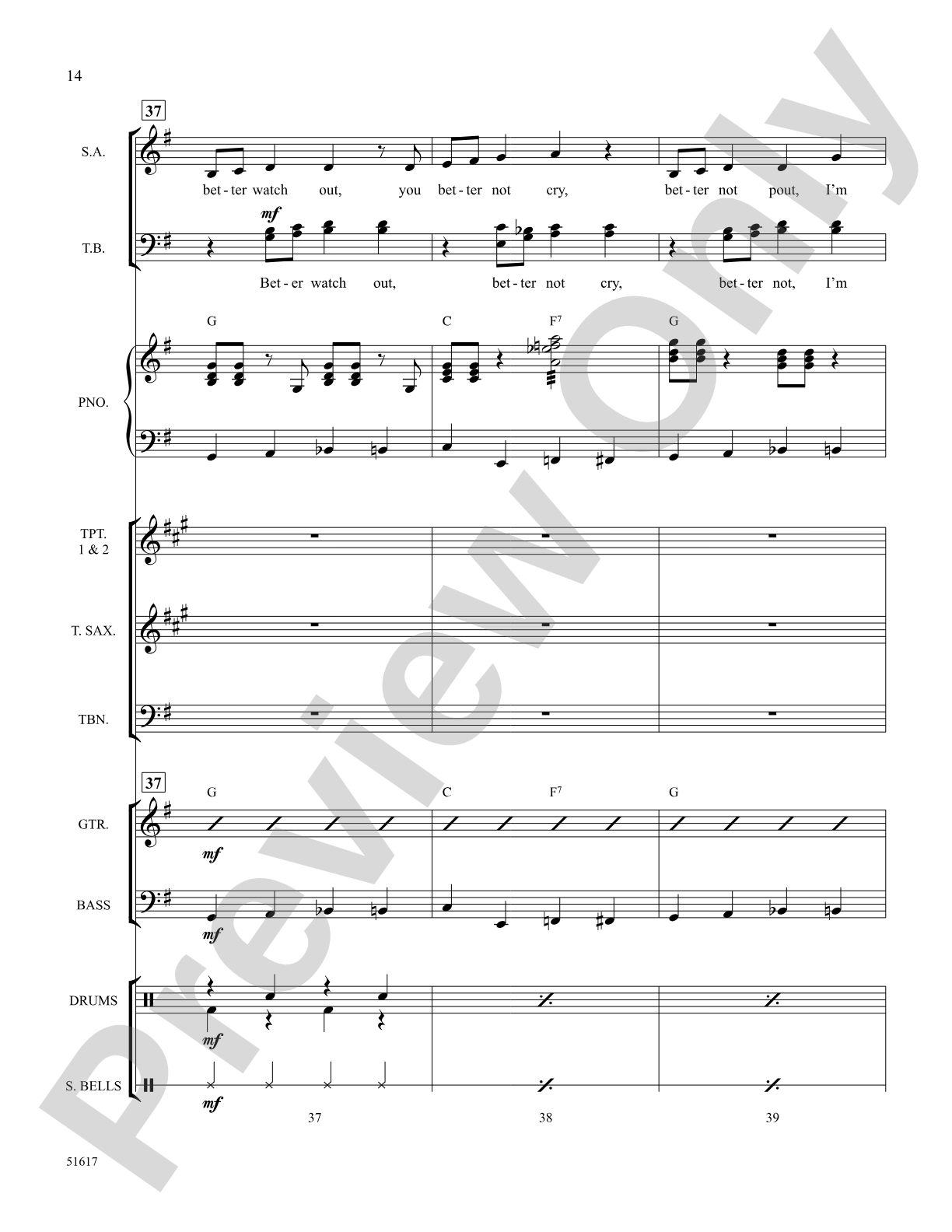 Santa Claus Is Comin' to Town: Choral Octavo SoundPax