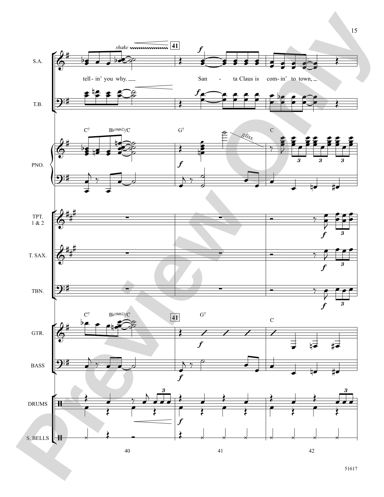 Santa Claus Is Comin' to Town: Choral Octavo SoundPax