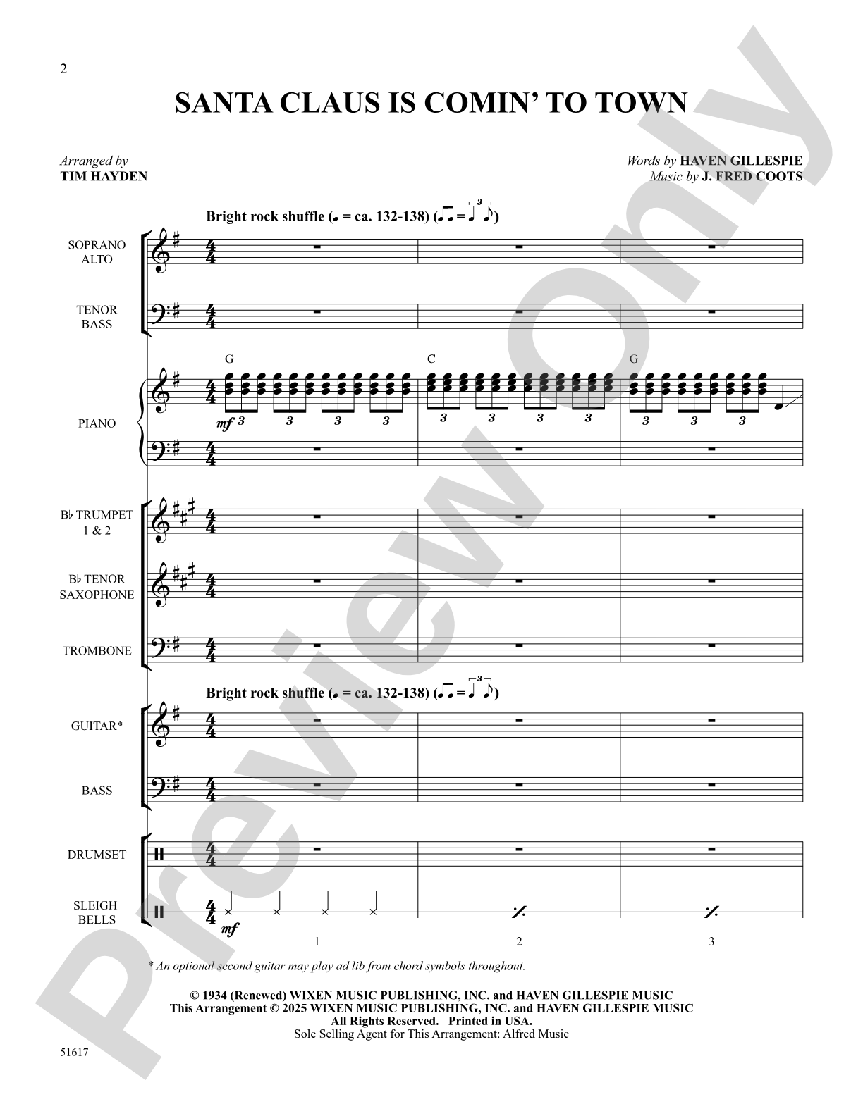 Santa Claus Is Comin' to Town: Choral Octavo SoundPax