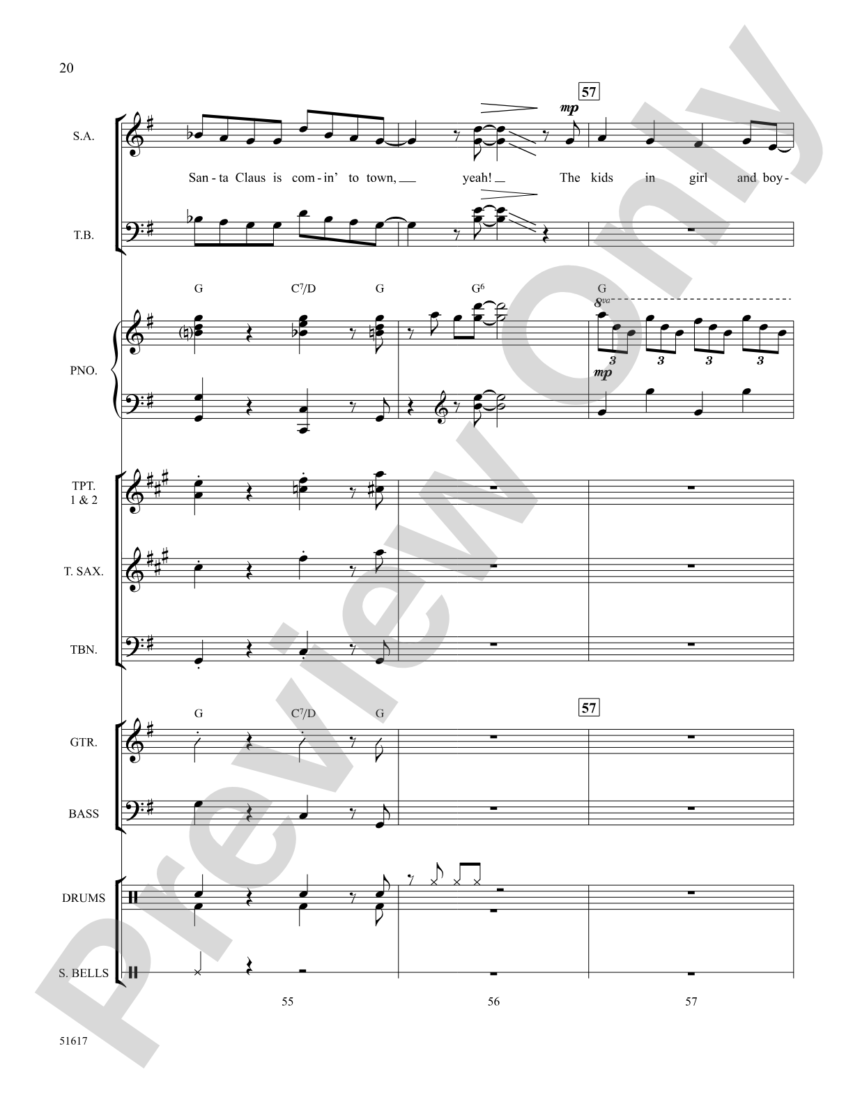 Santa Claus Is Comin' to Town: Choral Octavo SoundPax